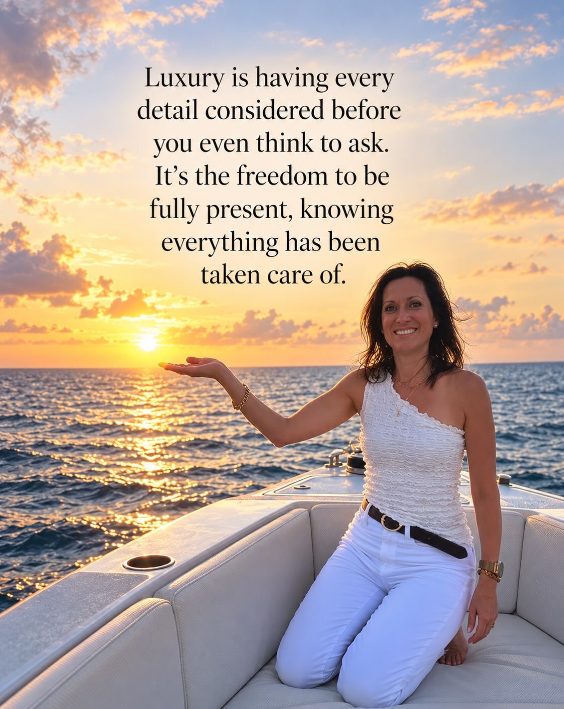 Luxury travel is having every detail considered before you even think to ask. 
.
It&rsquo;s the freedom to be fully present, knowing everything has been taken care of.
.
Ready for a journey designed around you? Send me a message and let&rsquo;s start