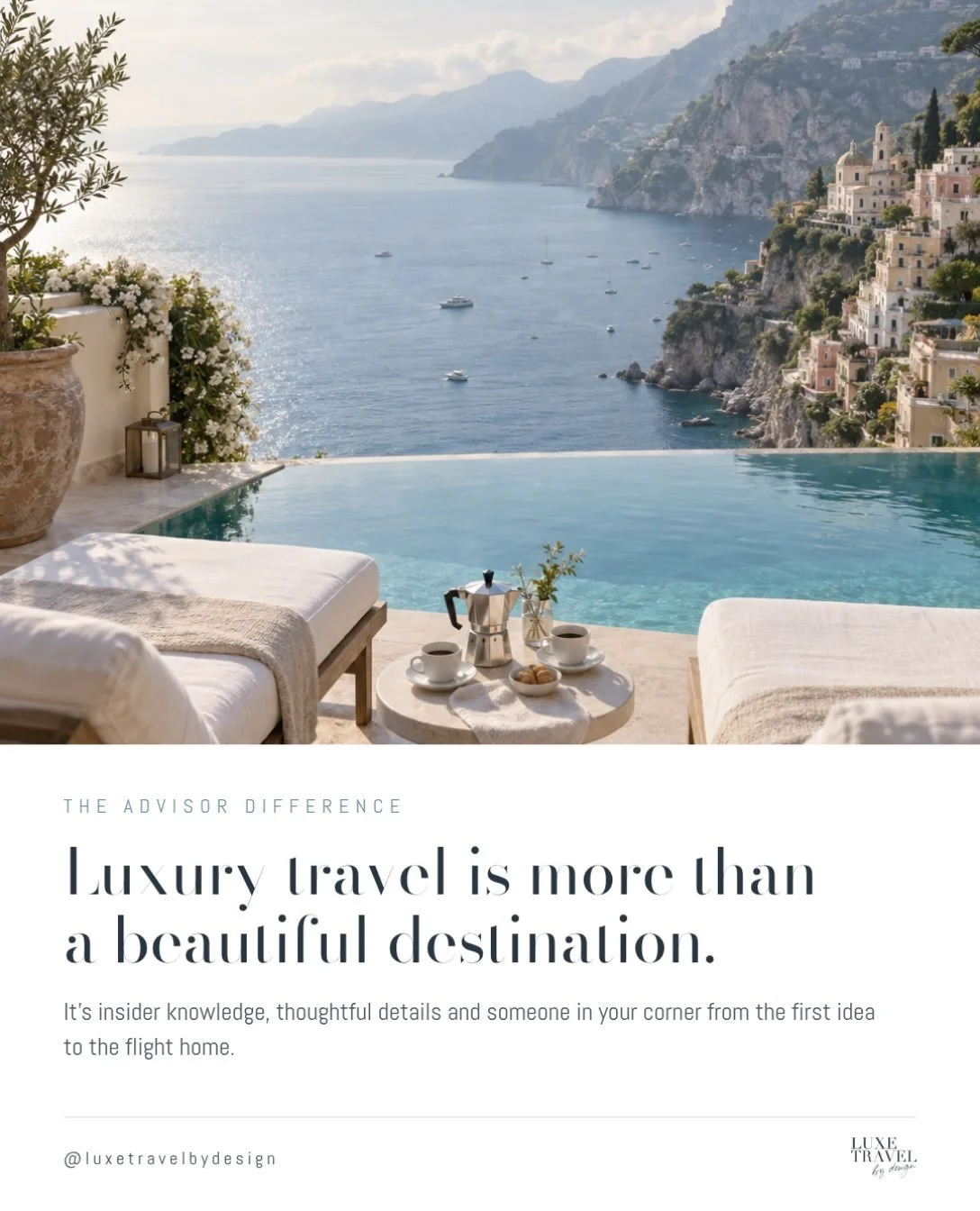 A travel designer takes the time to understand what you love, then builds a trip around it: the right hotel and the right room, experiences you won&rsquo;t find in a search bar, and someone in your corner if plans change along the way.

That&rsquo;s 