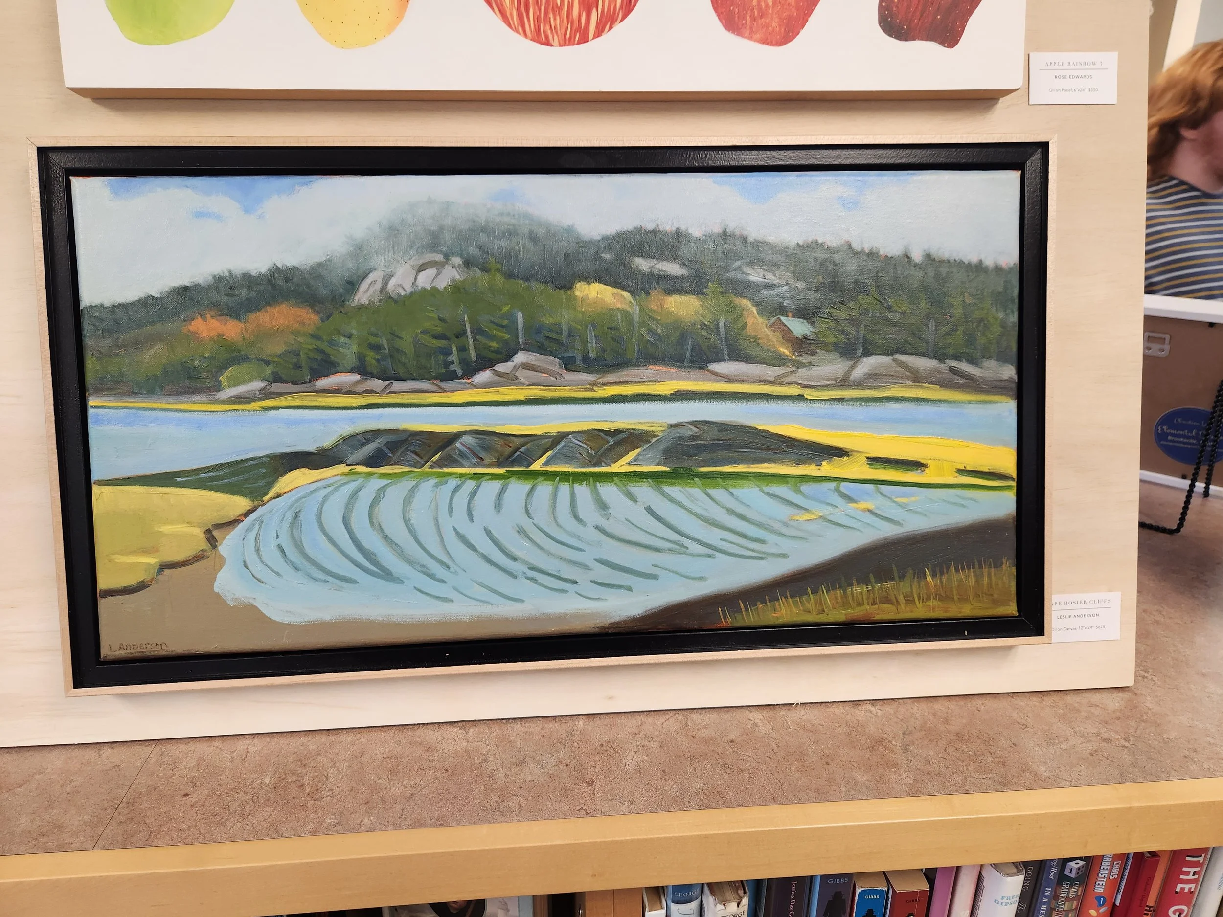 Leslie Anderson - Cape Rosier Cliffs - $675