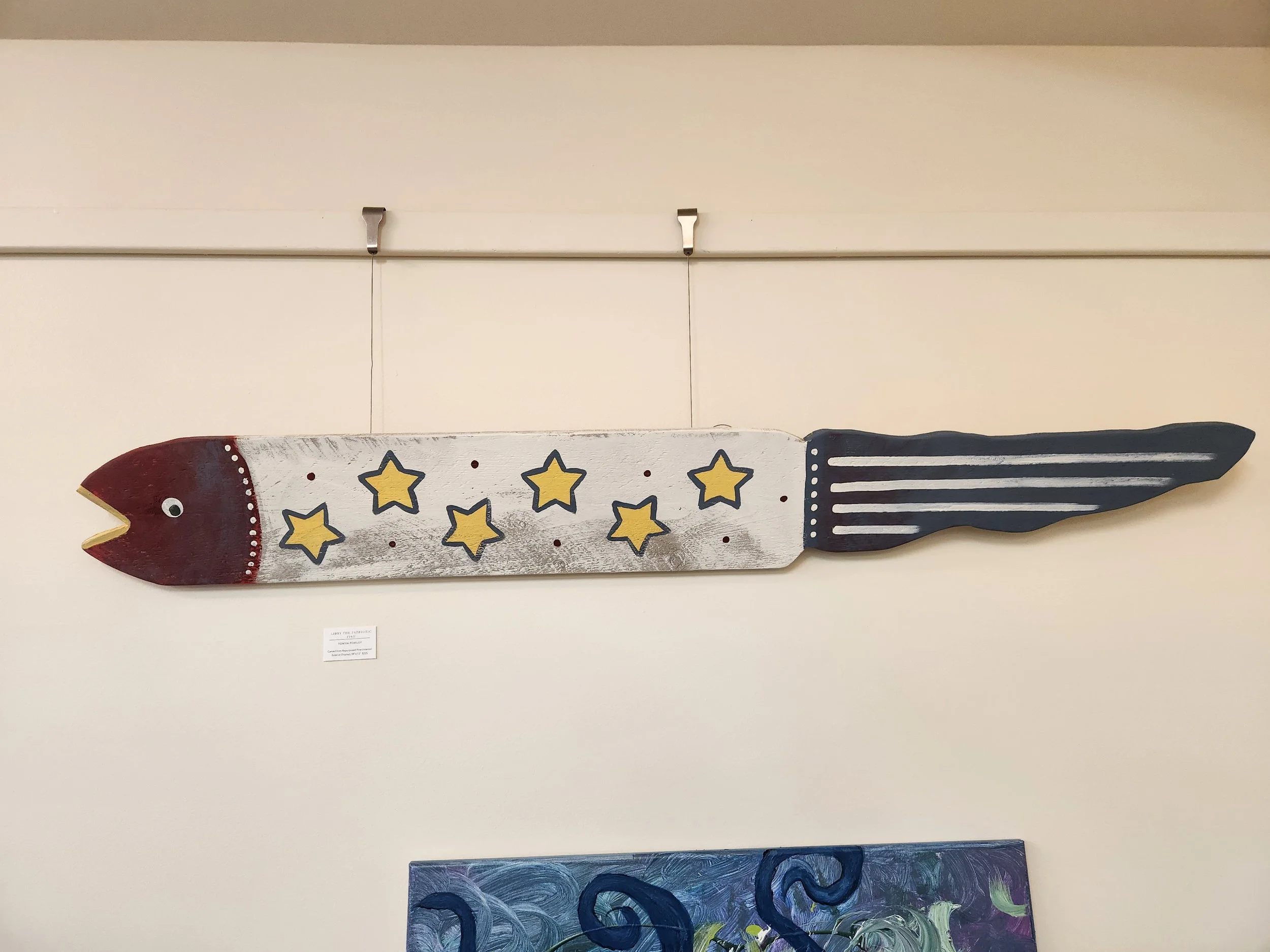 Tonyia Peasley - Libby the Patriotic Fish - SOLD