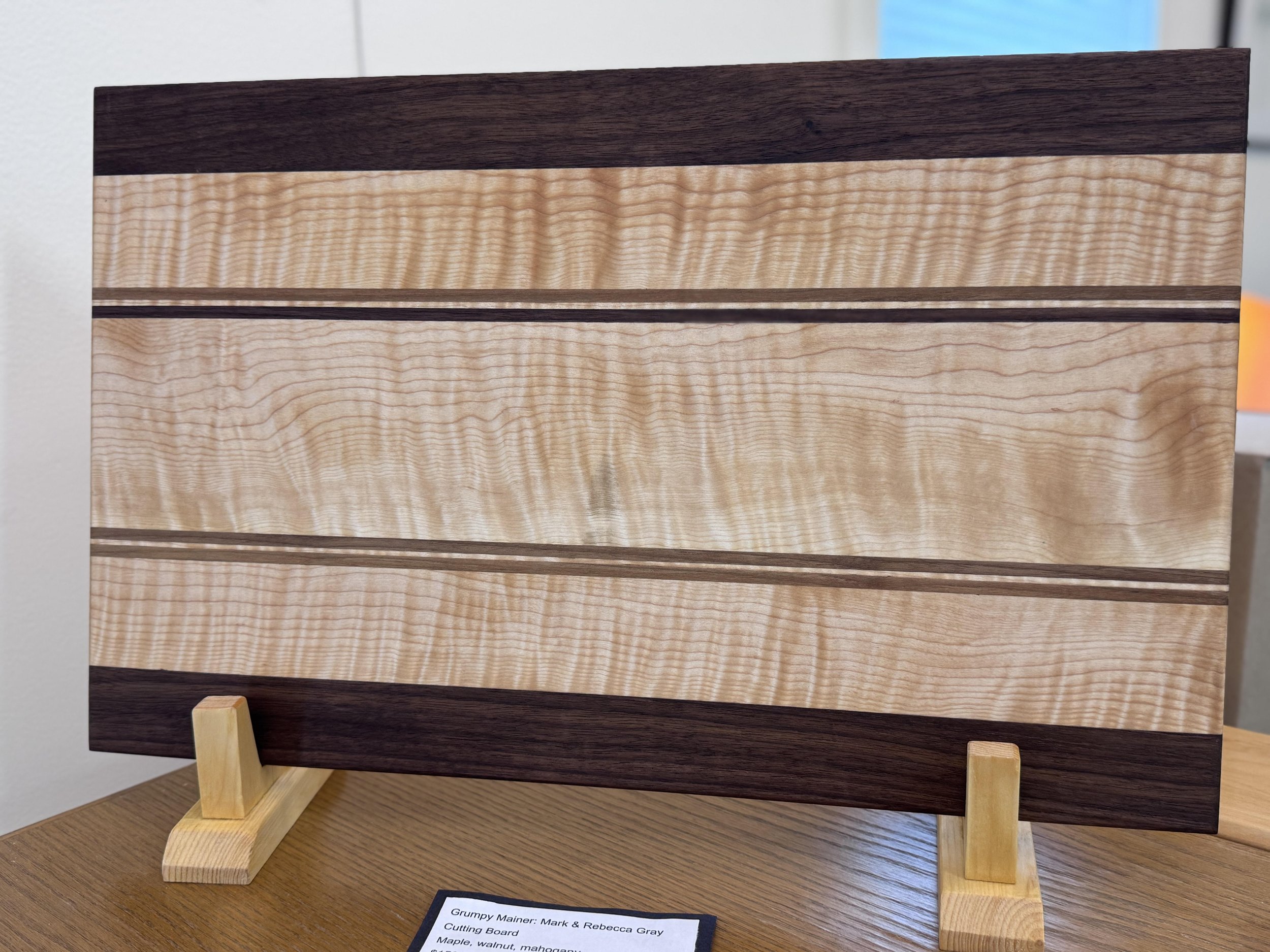 Grumpy Mainer: Mark & Rebecca Gray - Cutting board - $150