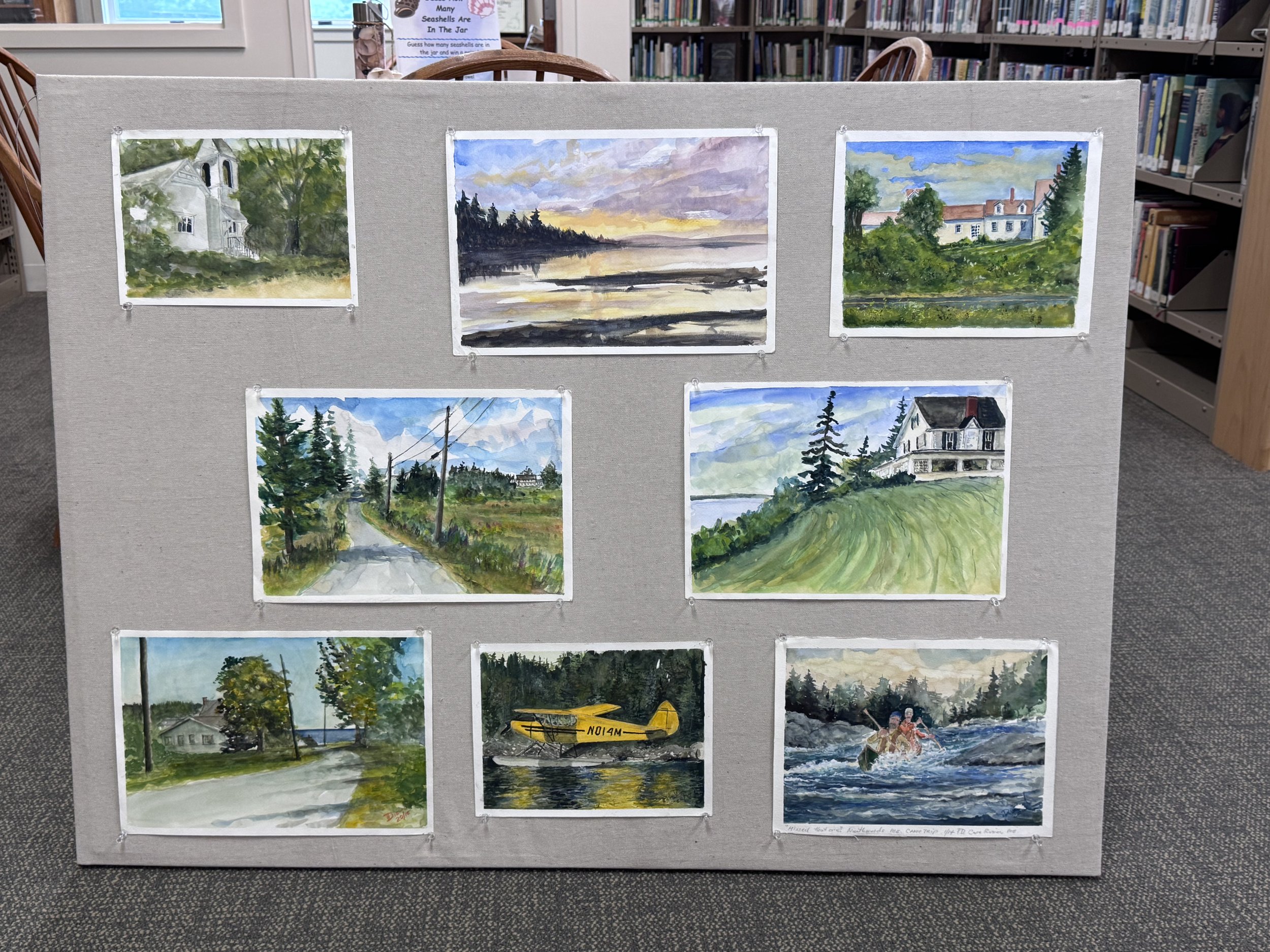 Peter Diemond - Watercolor paintings - Prices vary