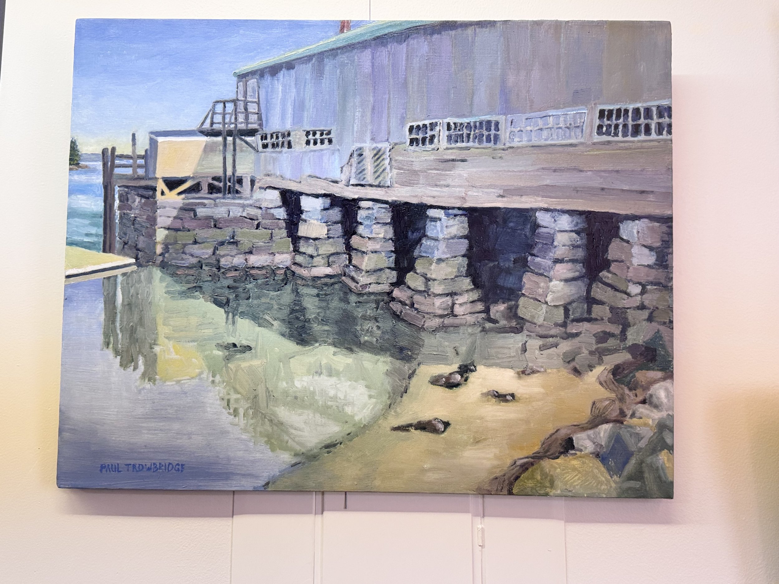 Paul Trowbridge- Boat Shed of Many Colors