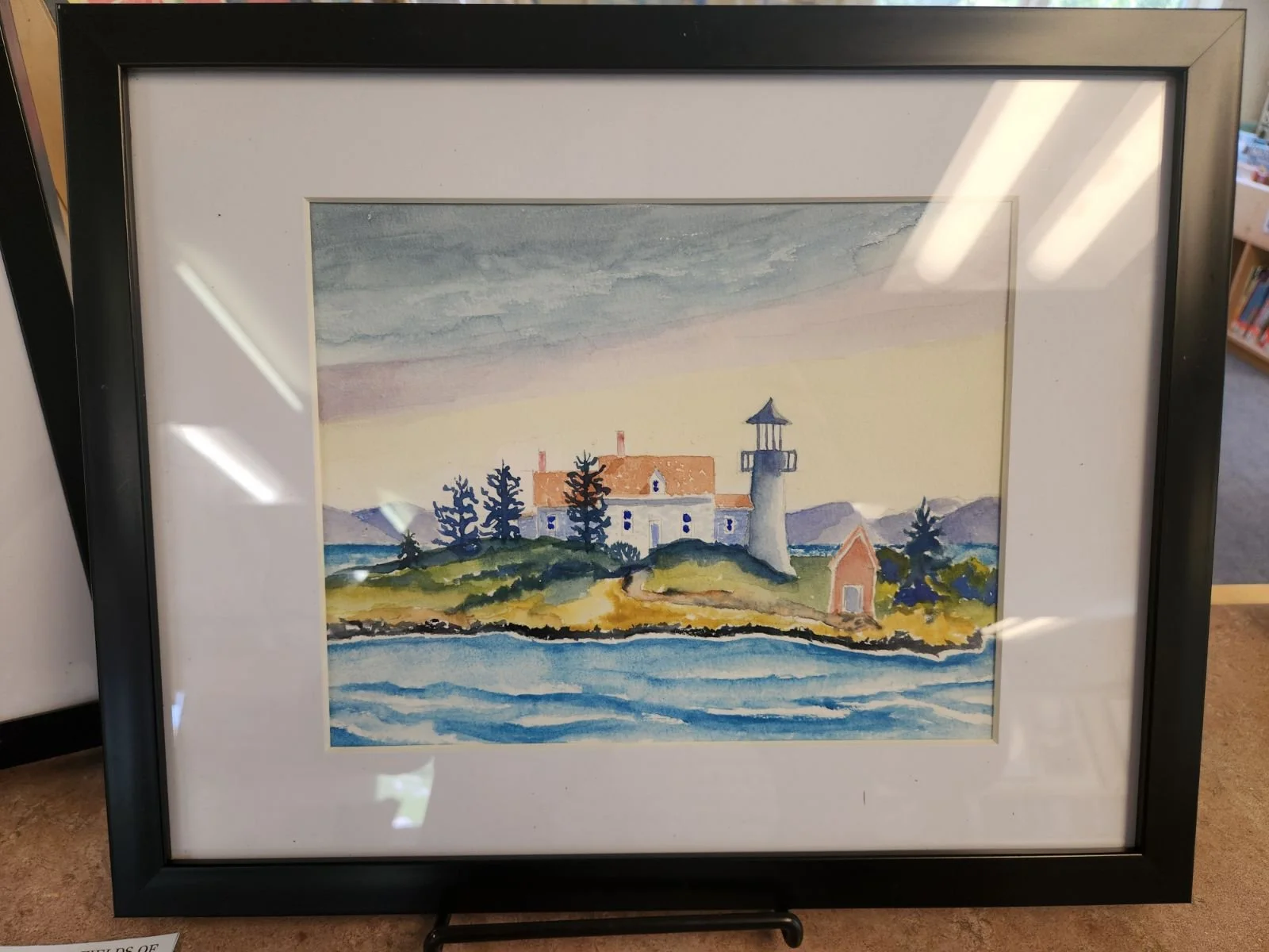 Marc Tucker - Flowering Fields of Maine | The Lighthouse - $350