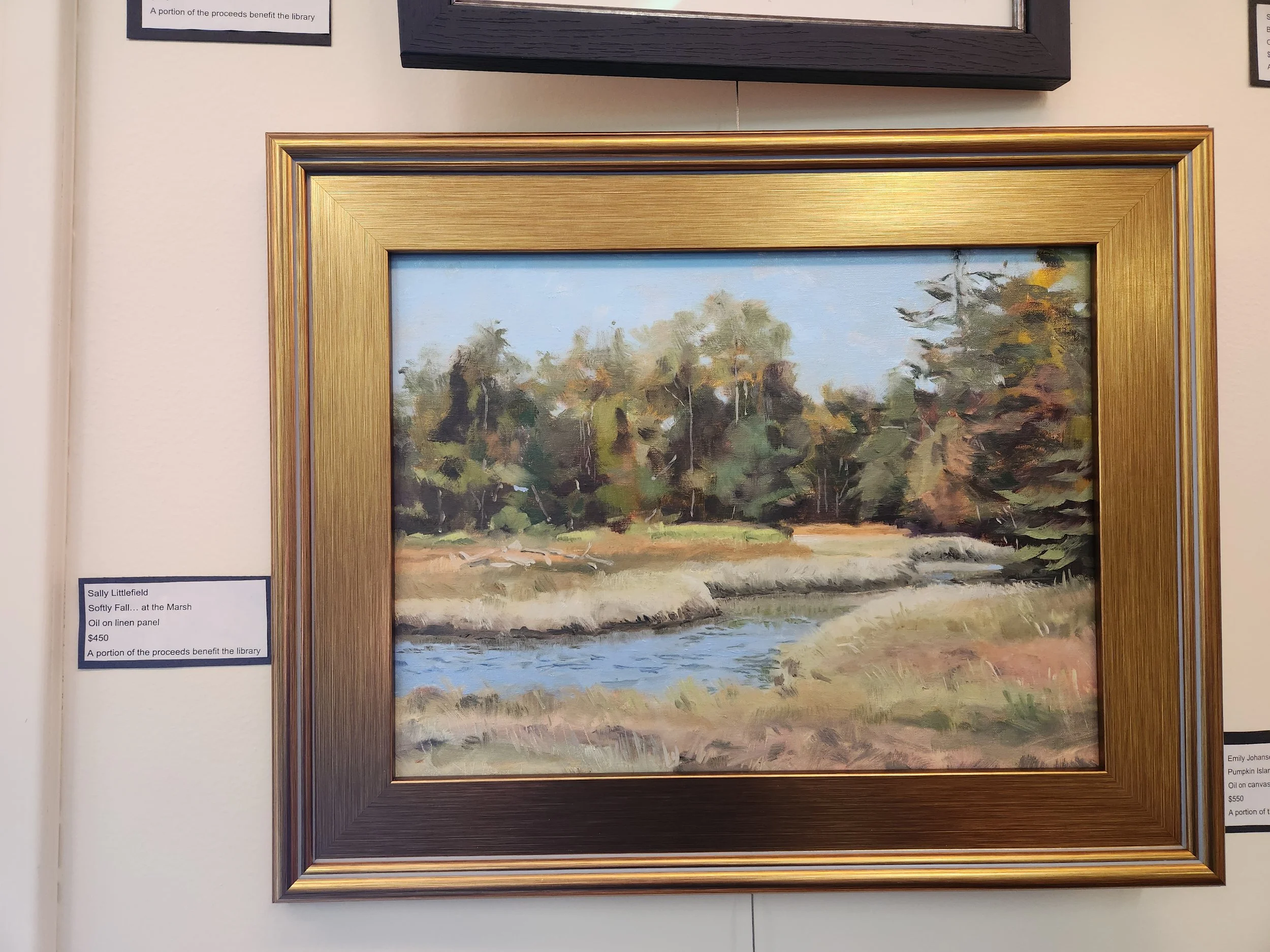 Sally Littlefield - Softly Fall... at the Marsh - $450