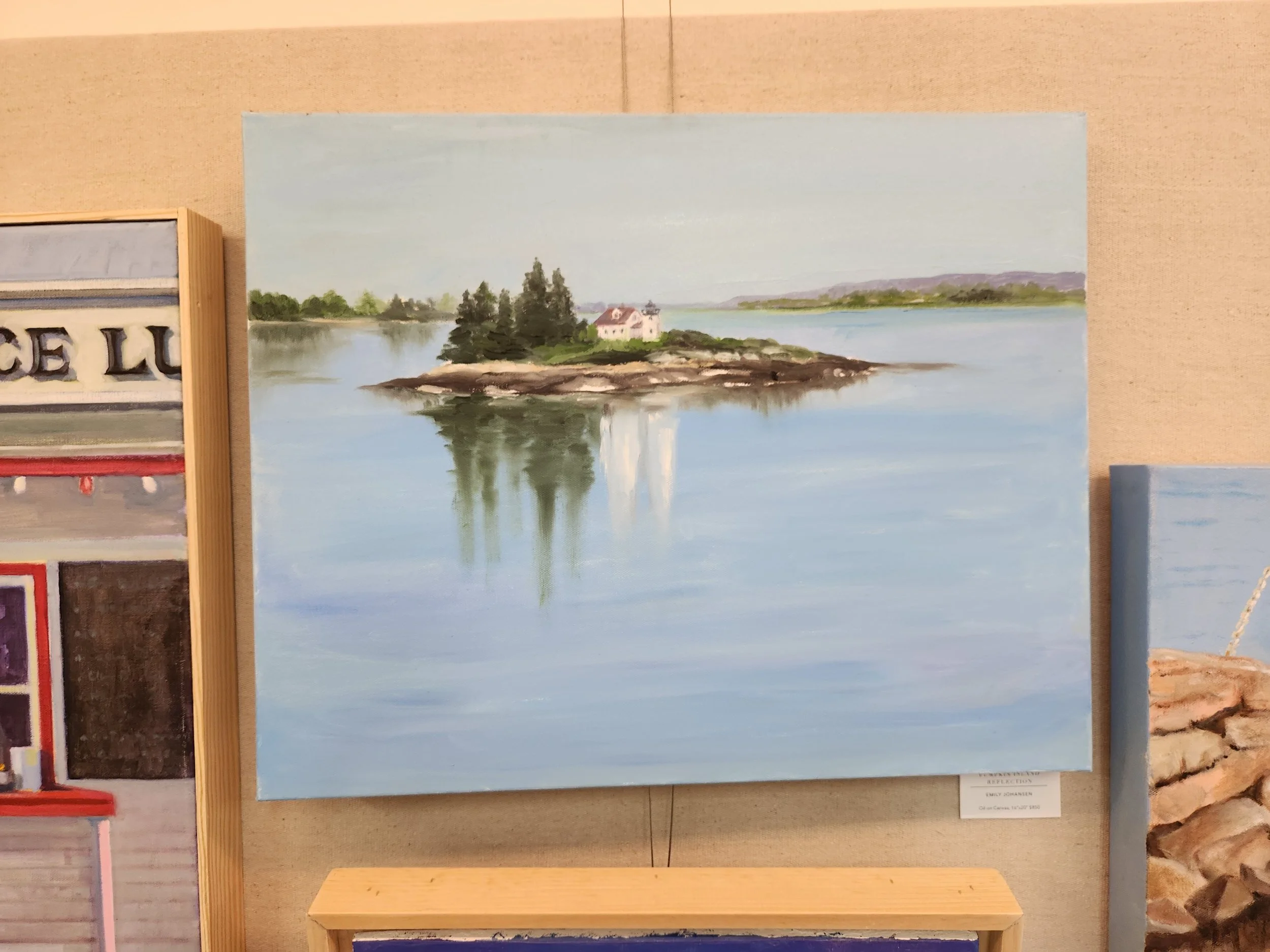 Emily Johansen - Pumpkin Island Reflection - $850