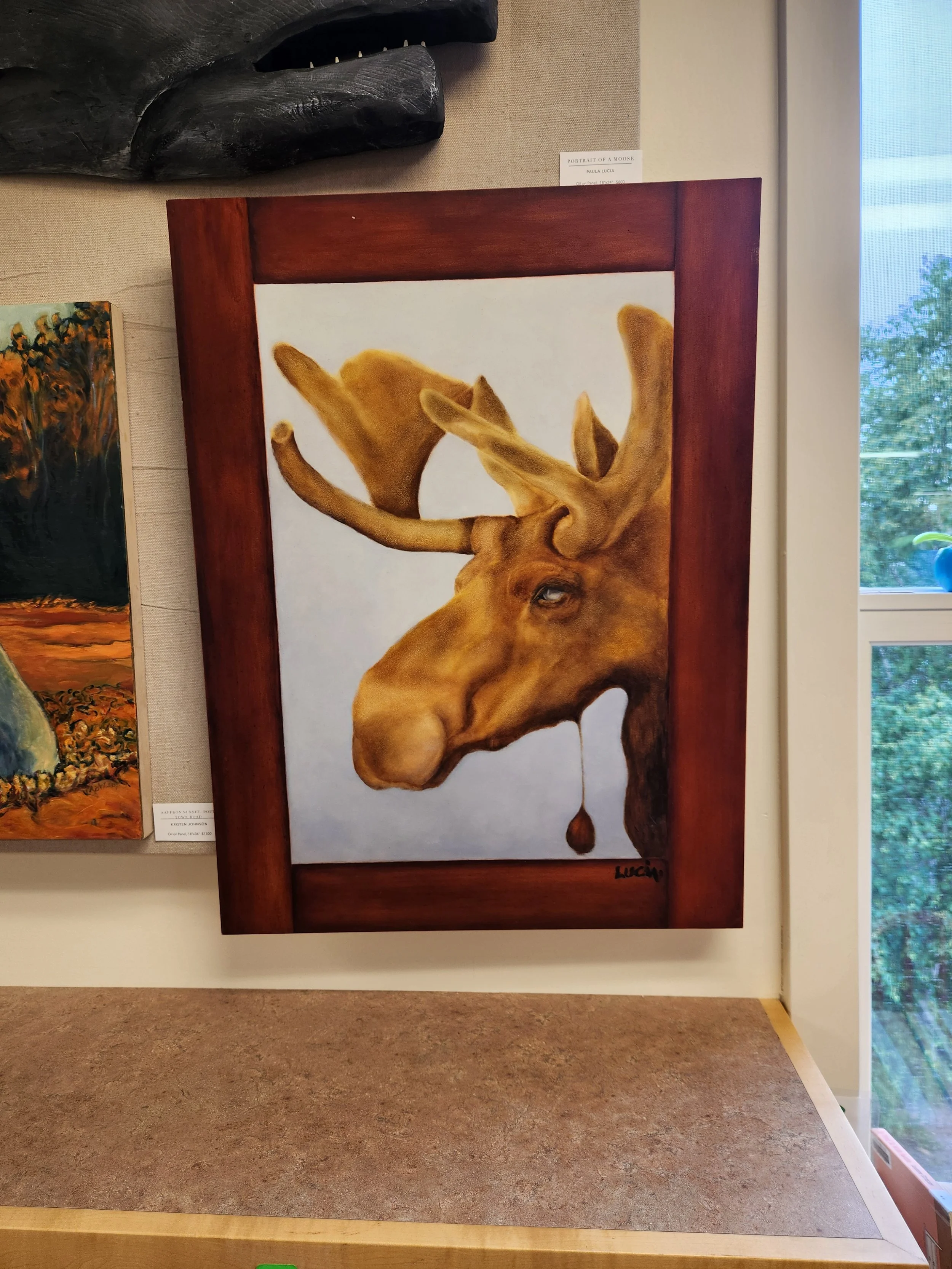 Paula Lucia - Portrait of a Moose - $800