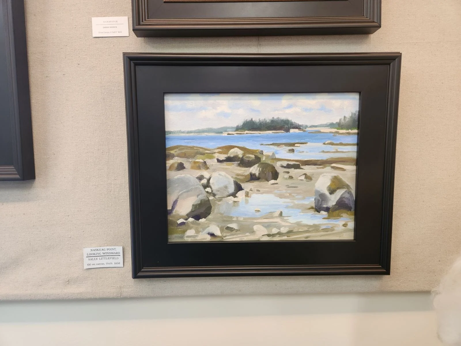 Sally Littlefield - Naskeag Point, Looking Windward - $450