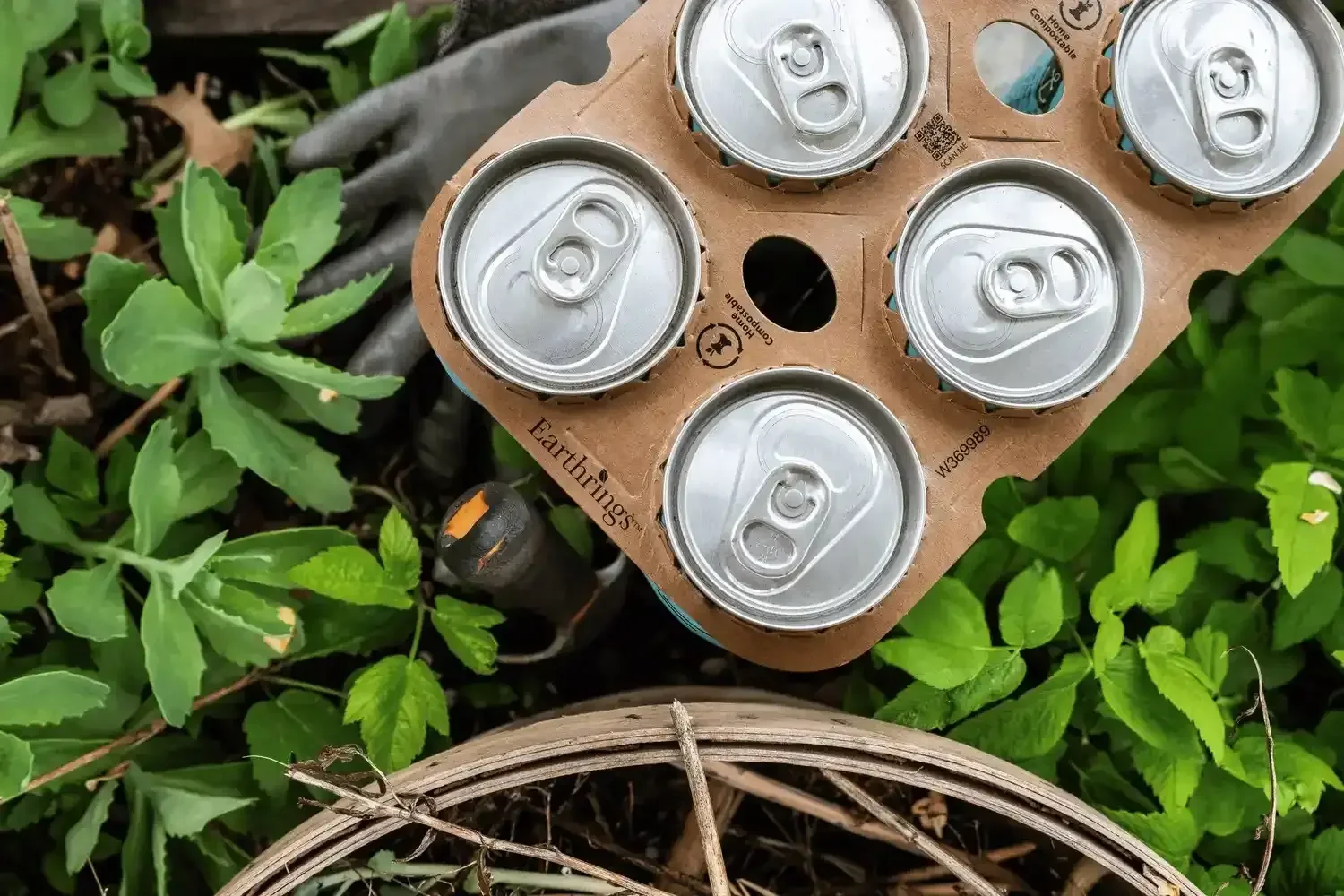 Recyclable Can Carriers | Plastic-Free, Compostable | Earthrings