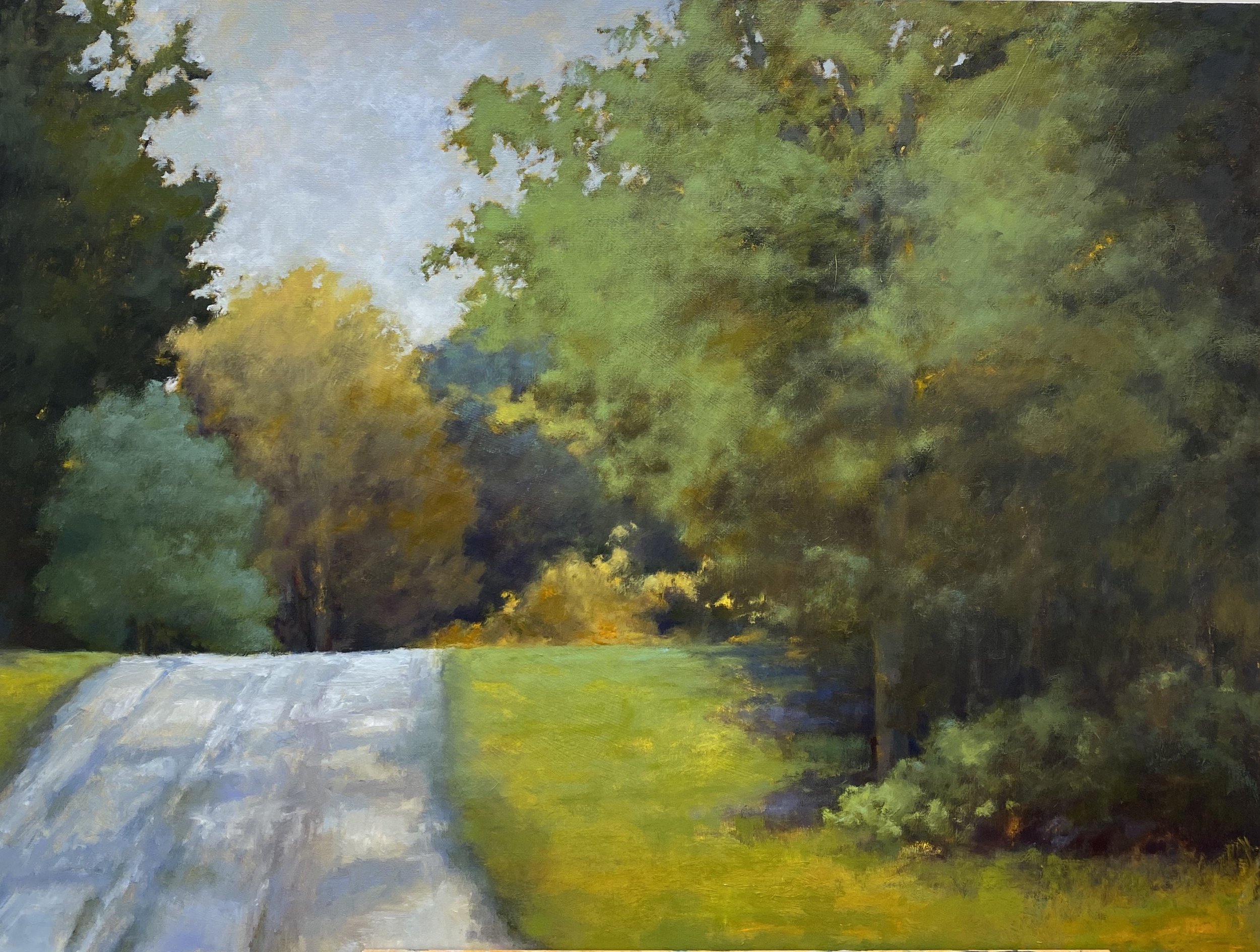 Oil on Canvas 36"x48" Country Road