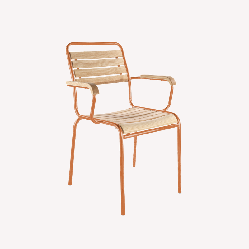 Rigi Holzlattenstuhl_Natur_Terracotta.png