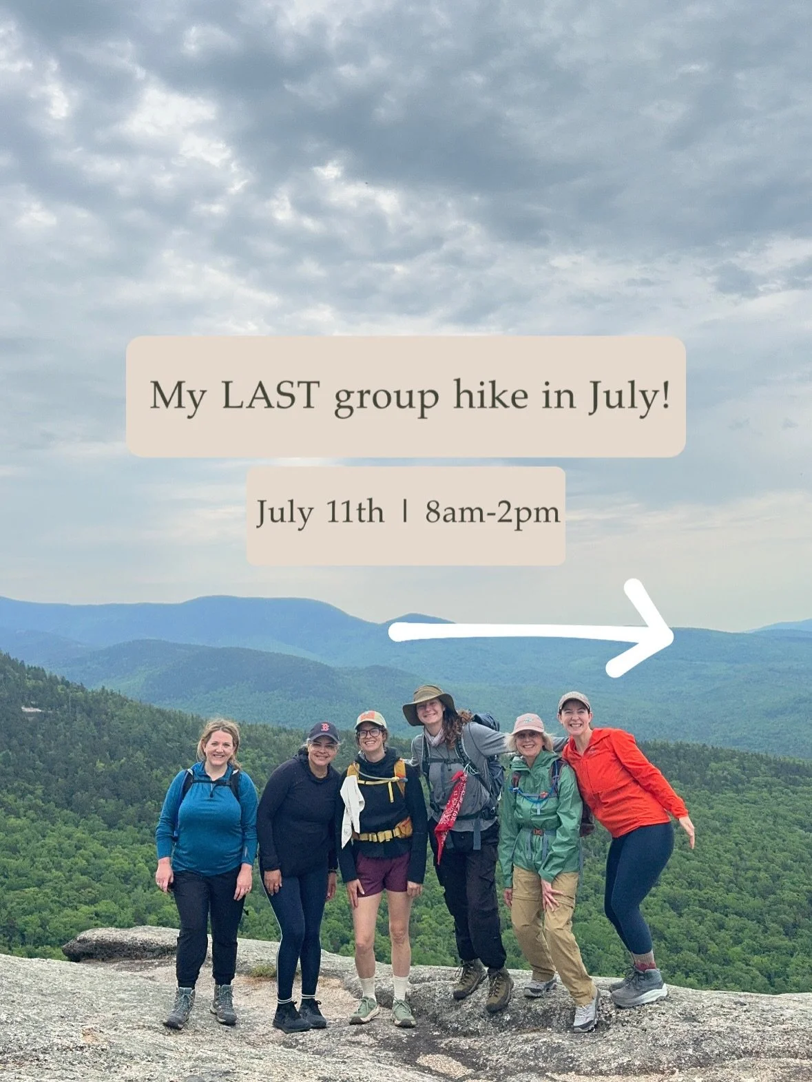 limited spaces &amp; just a few days away!🥾🌿

join our Trail Social for an experience that empowers, energizes, &amp; reminds you of the beauty &amp; connection in this world ✨

📍Saturday July 11
📍Blue Hills (Milton, MA)
📍8am-2pm
📍hike followed