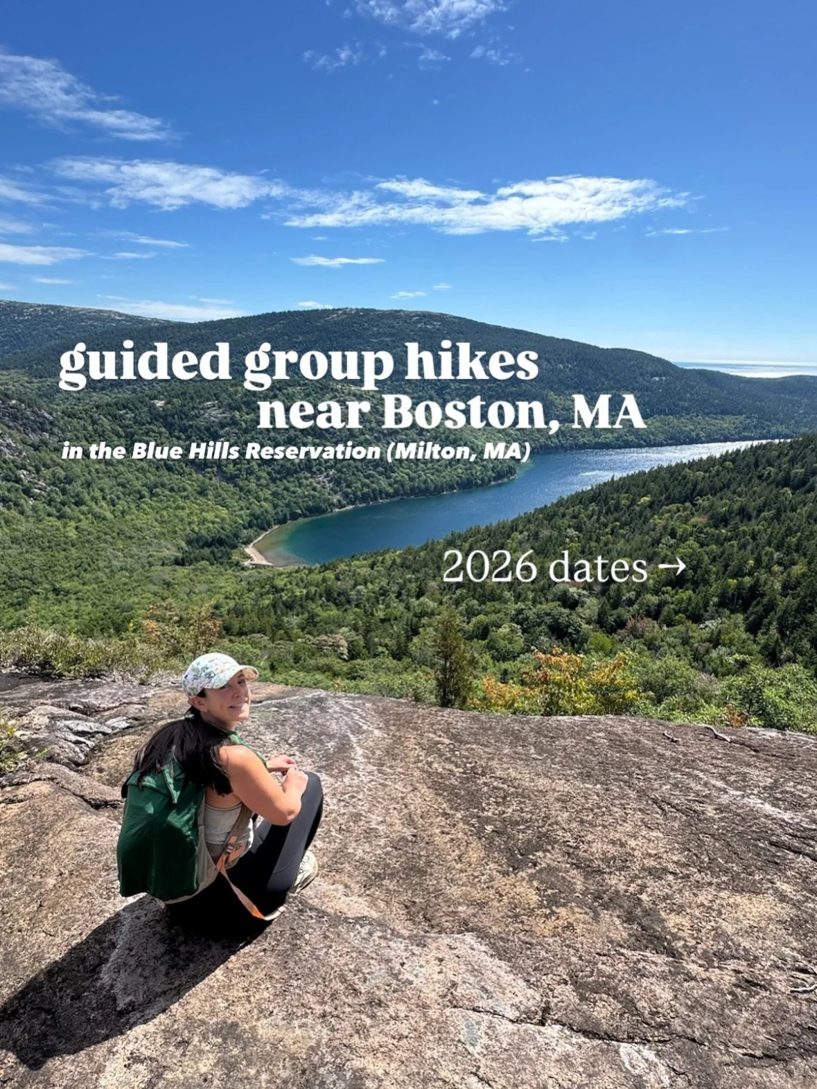 calling all nature &amp; hiking lovers!🌲🥾

join us for guided group hikes in the Blue Hills every month🍃 

if you live near Boston, MA and have been searching for something fun to do, new friends to make, &amp; time spent outdoors, you&rsquo;ve fo