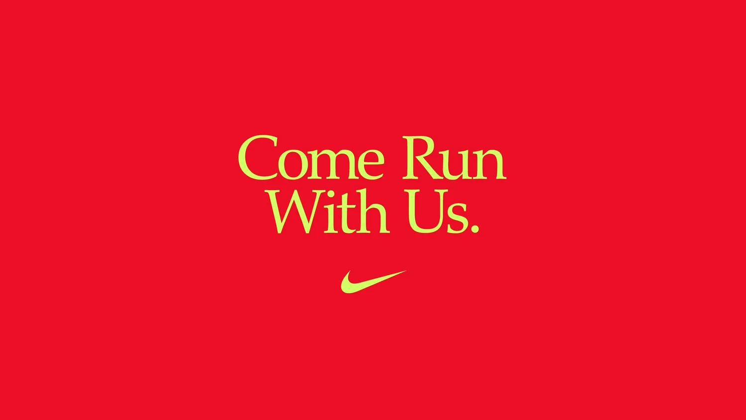 Nike | Come Run With Us — Director · DP · Editor