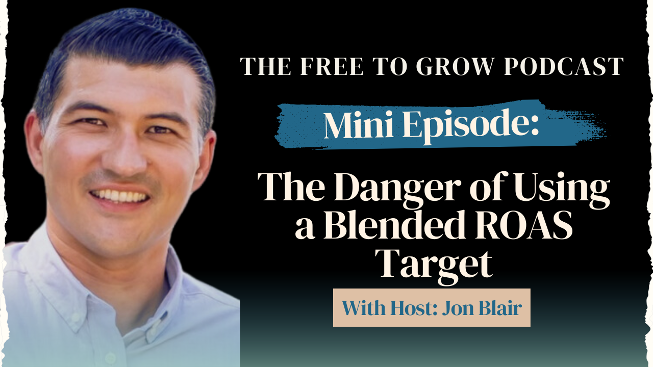 Mini Episode: The Danger of Using a Blended ROAS Target (Copy)