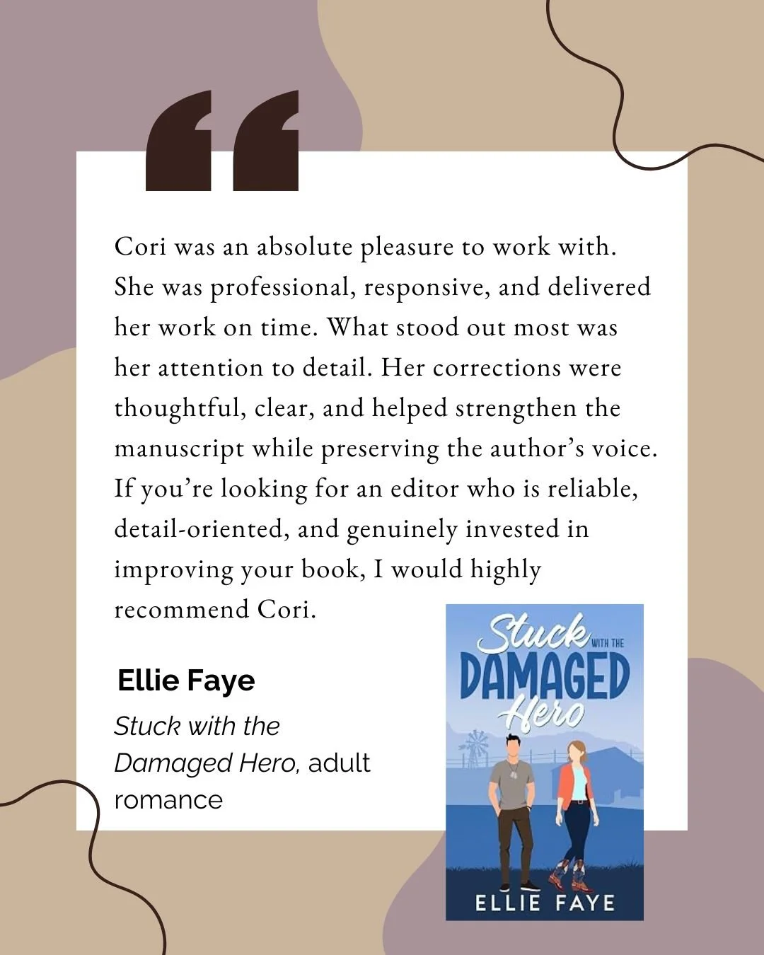 InkStreetPress testimonial 