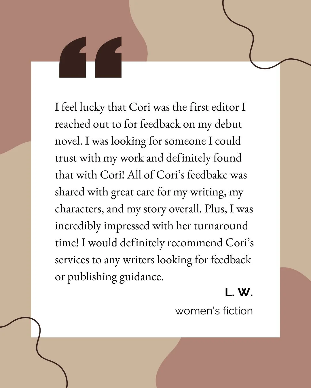 Lisa testimonial 