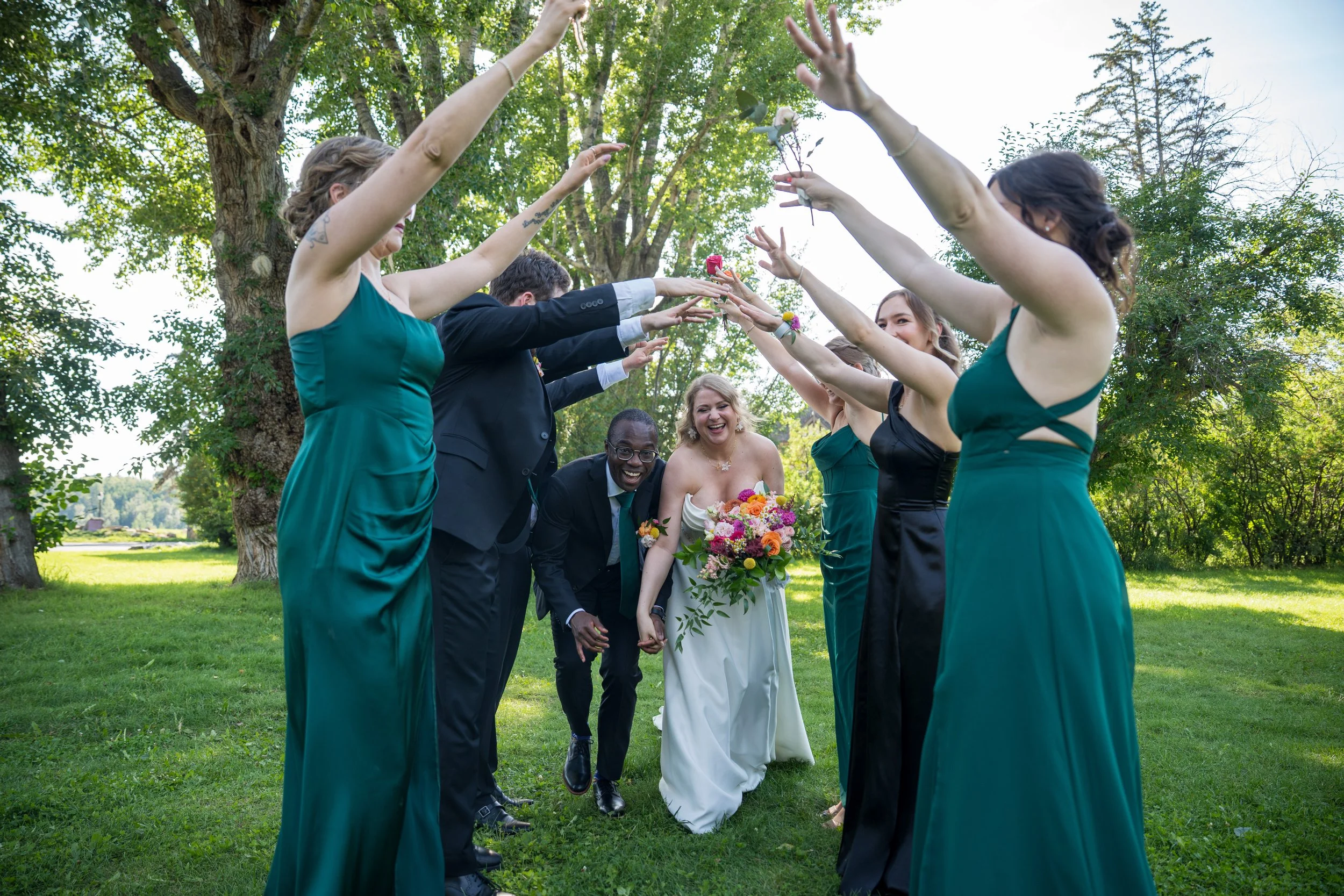 Cristy &amp; Ike Wedding Day at Bow Valley Ranche Restaurant in Fish Creek Park, Calgary