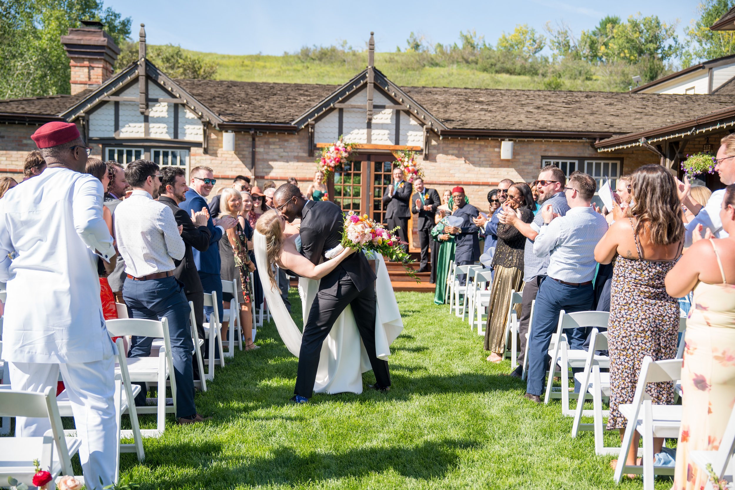 Cristy &amp; Ike Wedding Day at Bow Valley Ranche Restaurant in Fish Creek Park, Calgary