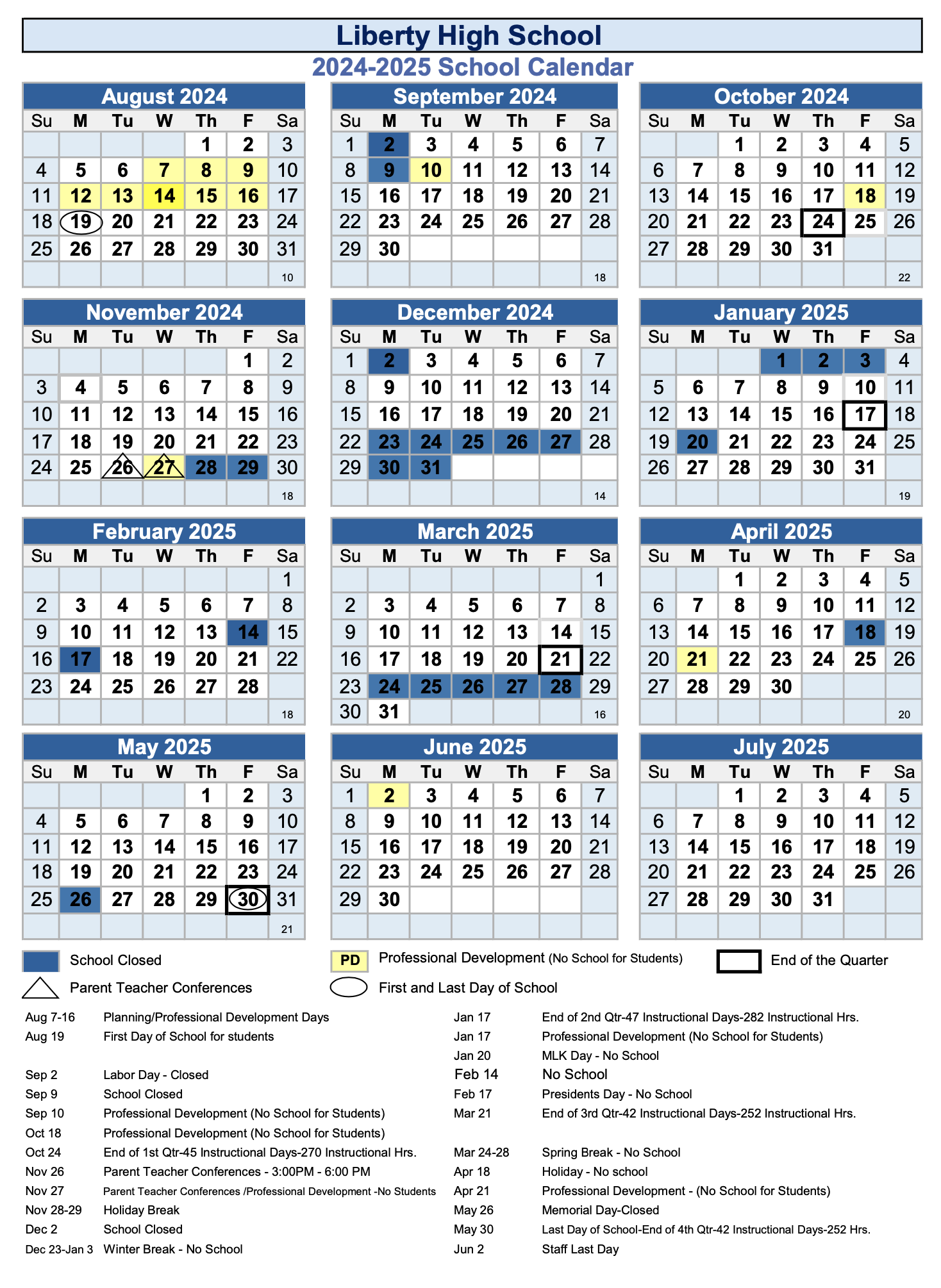 2024-2025 Calendar | Liberty Preparatory School 2024-2025-calendar-liberty-preparatory-school