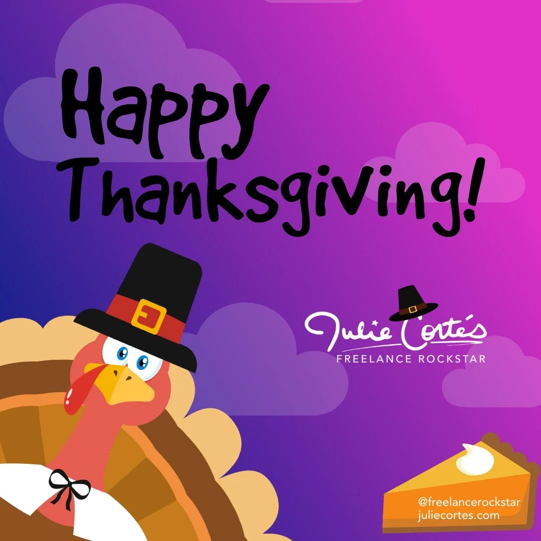 Pass the pie and the gratitude. I am thankful for YOU! 💜

Happy Thanksgiving, friends, fam &amp; followers.