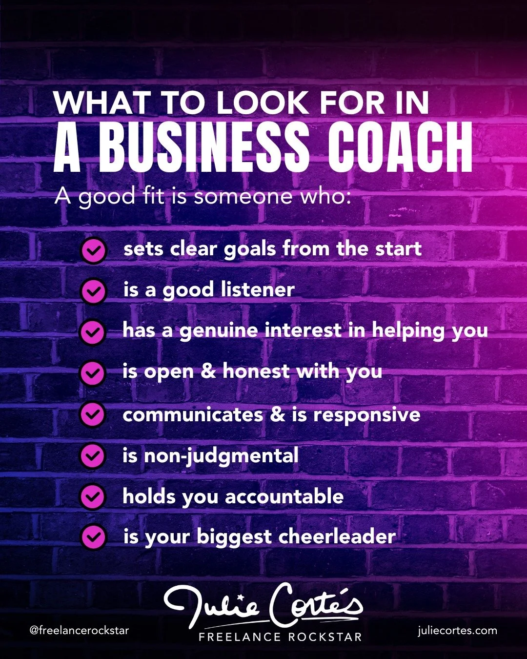 So ... you&rsquo;re thinking about hiring a business coach for your freelance or solopreneur biz?

Good. Smart move. 💡

But before you hand over your hard-earned cash to the first &ldquo;guru&rdquo; who pops up in your feed, take a moment and breath