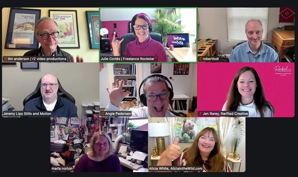 Still riding the high from our last Freelance Rockstars meetup! 🤘✨

We dove into staying motivated through the holiday chaos, swapping ideas, and lighting fires every step of the way.

If you&rsquo;re not in the group yet &hellip;
👀 You&rsquo;re ki