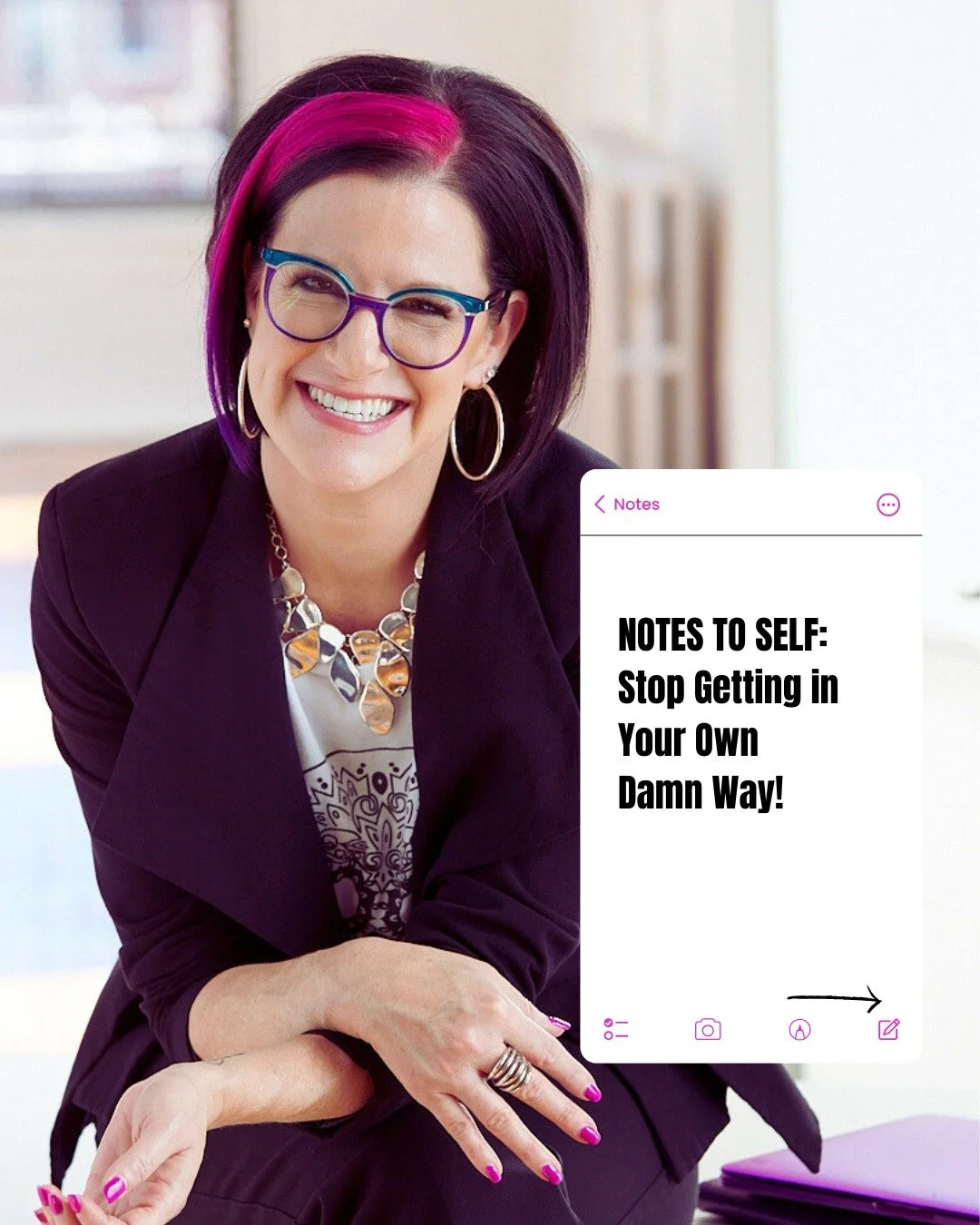 🚨 Freelancer Reality Check 🚨

You're not stuck.
You&rsquo;re just getting in your own damn way. 💯

Here's the way to level up that, for some reason, you keep postponing. 

👉 Save it. Screenshot it. Tape it to your wall. 

Then, go take one bold a