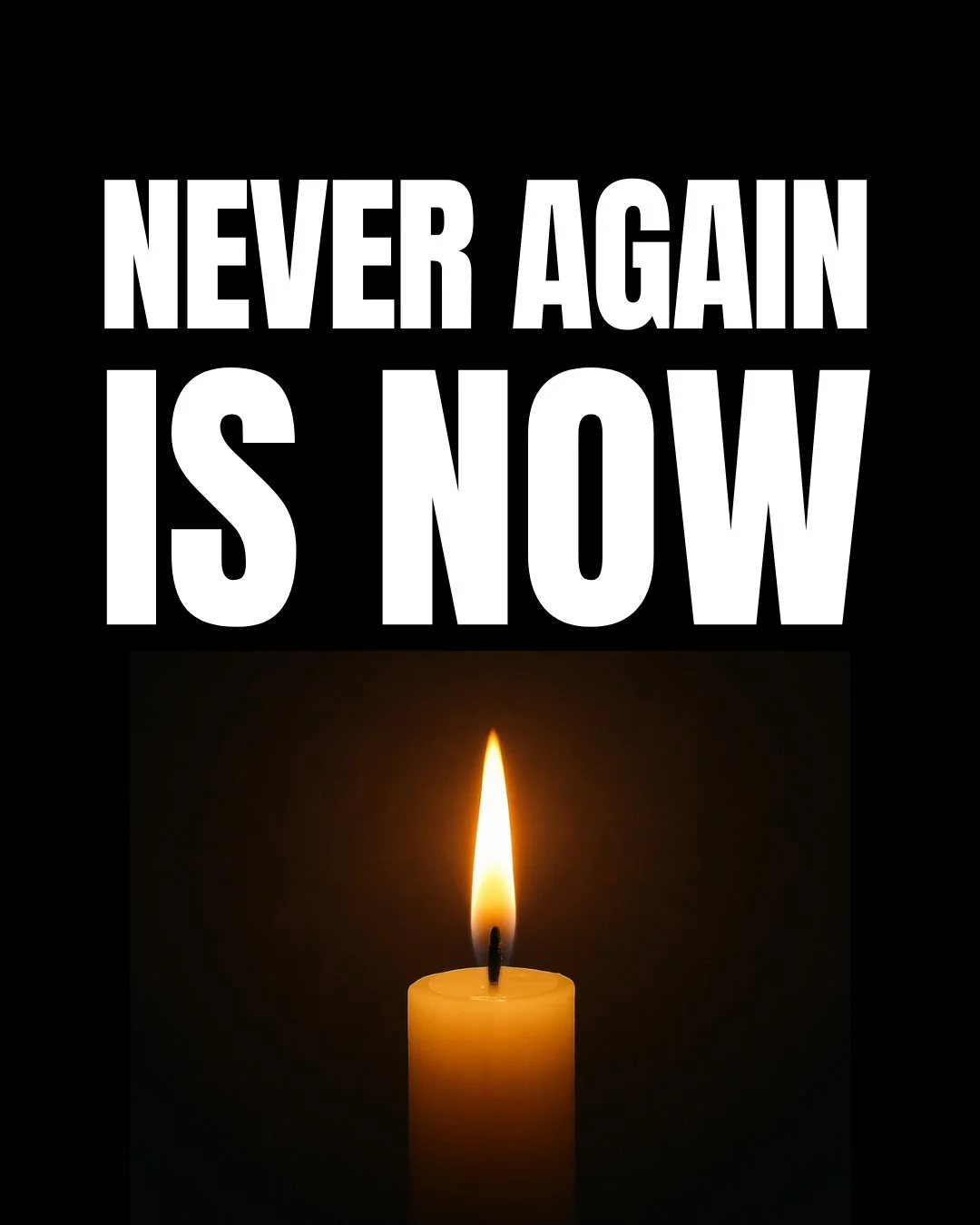 It&rsquo;s International Holocaust Remembrance Day. 🕯

Today, we remember the 6 million+ lives lost during the Holocaust.

And, today, Jewish hate is at an all-time high since the Holocaust.

It&rsquo;s the most dangerous time for Jews since 1945.

