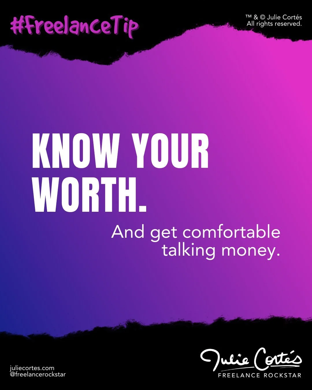 Too many freelancers whisper when it&rsquo;s time to talk numbers.

Stop that!

You are not just charging for hours.

You&rsquo;re charging for:
⚡ the years it took to get good
⚡ the talent you&rsquo;ve sharpened
⚡ the problems you solve
⚡ the result
