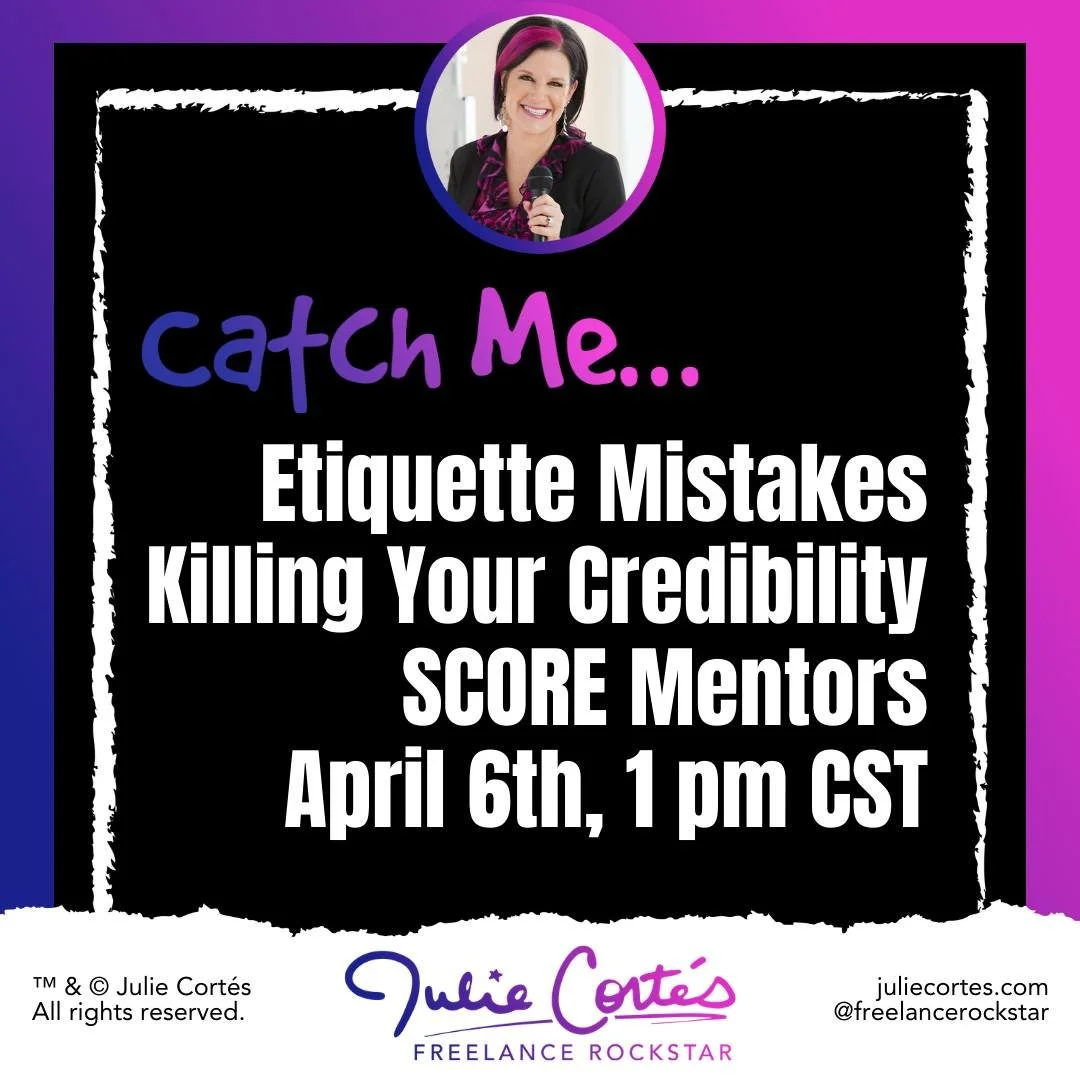 Ever notice how some people tank their credibility, without even realizing it? 😬

Ghosting emails. No-showing to meetings. Showing up looking like they just rolled out of bed.

Yeah &hellip; we&rsquo;re going there.

On April 6th, I&rsquo;m giving a