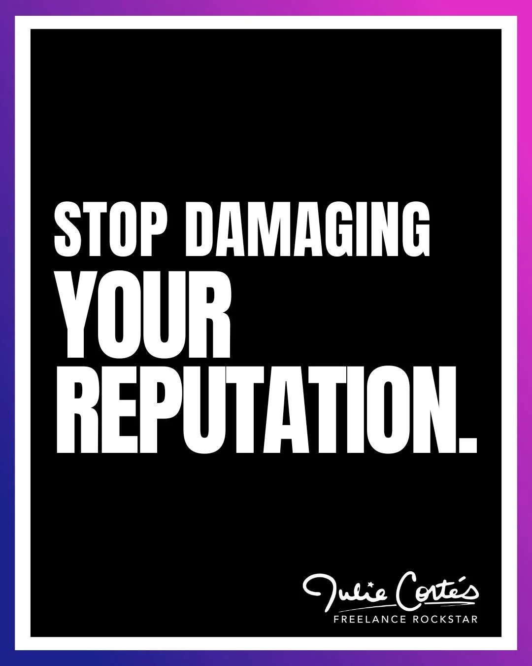 Are you damaging your reputation??

You very well may be without even knowing it.

I gave a presentation on Etiquette Mistakes Killing Your Credibility yesterday for SCORE Mentors because, unfortunately, I see it all the time ...

So-called 'professi