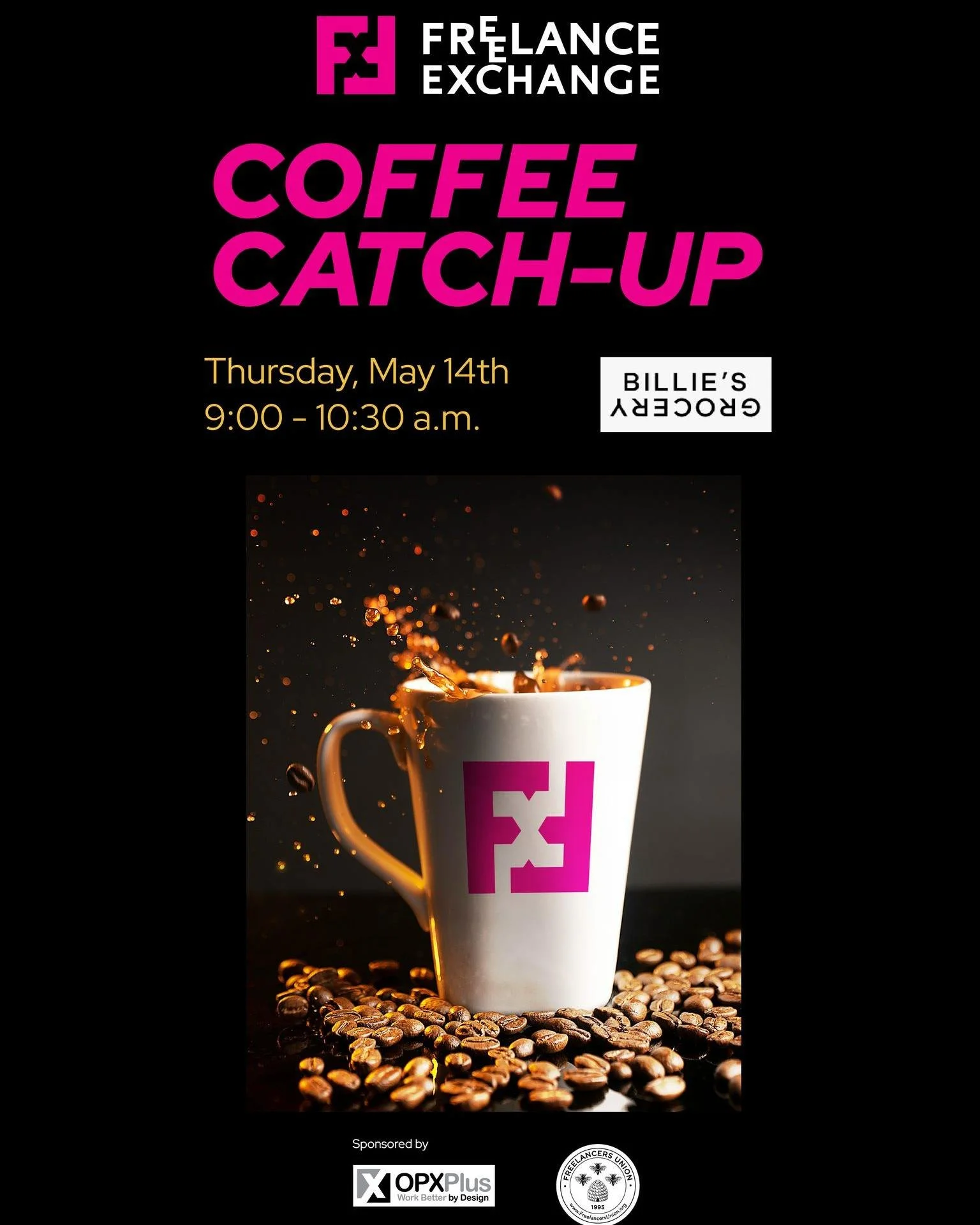 Happening THIS Thursday! 

Join FX for a coffee meetup at Billie's Grocery in Leawood. 

Members and nonmembers welcome. Free to attend. 

More info &amp; RSVP here: https://www.eventbrite.com/e/fresh-brews-better-connections-tickets-1987927968066 (L