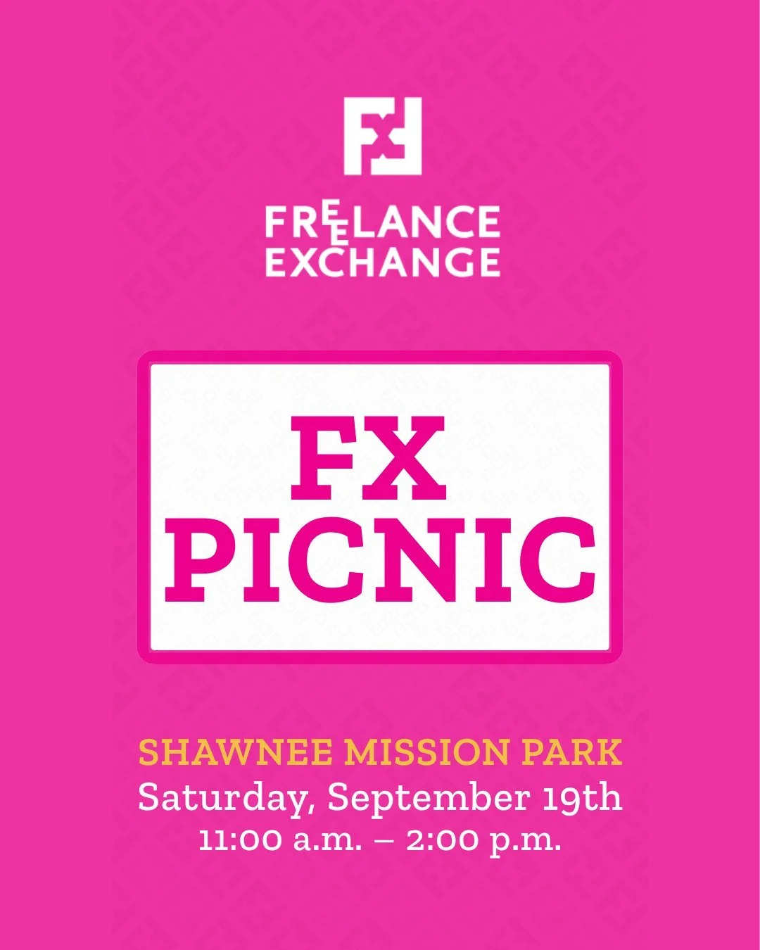 The Great FX Grill-Out 🍔

FX Members: You&rsquo;re invited to the FX End-of-Summer Picnic!

We'll provide the burgers and hot dogs (and a vegan option, too). Please bring a favorite side dish to share for our potluck. Feel free to pack an outdoor ga