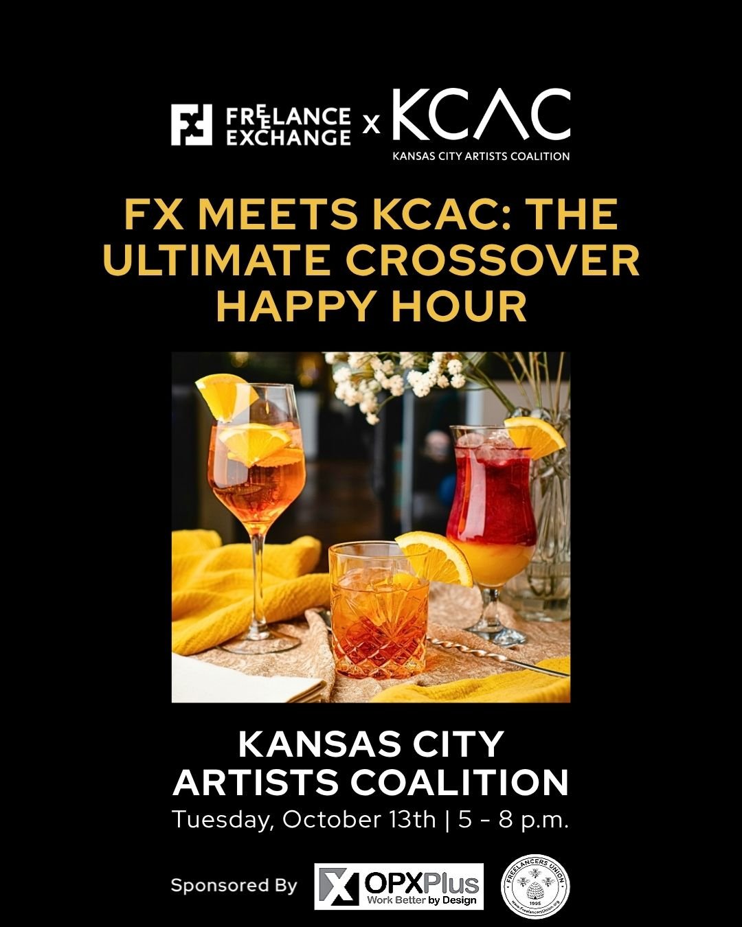 This sounds like so much fun!

--

Get ready for the ultimate creative crossover happy hour!

FX is joining forces with the Kansas City Artist Coalition for a high-energy collaboration at their Second Tuesday Member Happy Hour. 

We&rsquo;re bringing