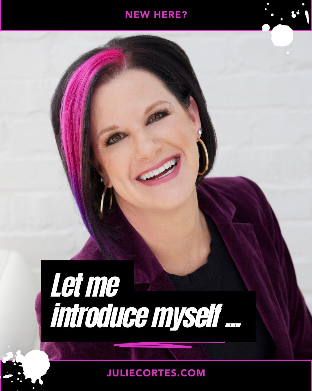 ⭐ NEW HERE? OH, HEYYYYY, ROCKSTAR!

I'm Julie Cort&eacute;s. Copywriter by day. Freelance Rockstar by night. 😎

I've been freelancing for nearly three decades, and I've learned a thing or two along the way ... about building a business, finding your