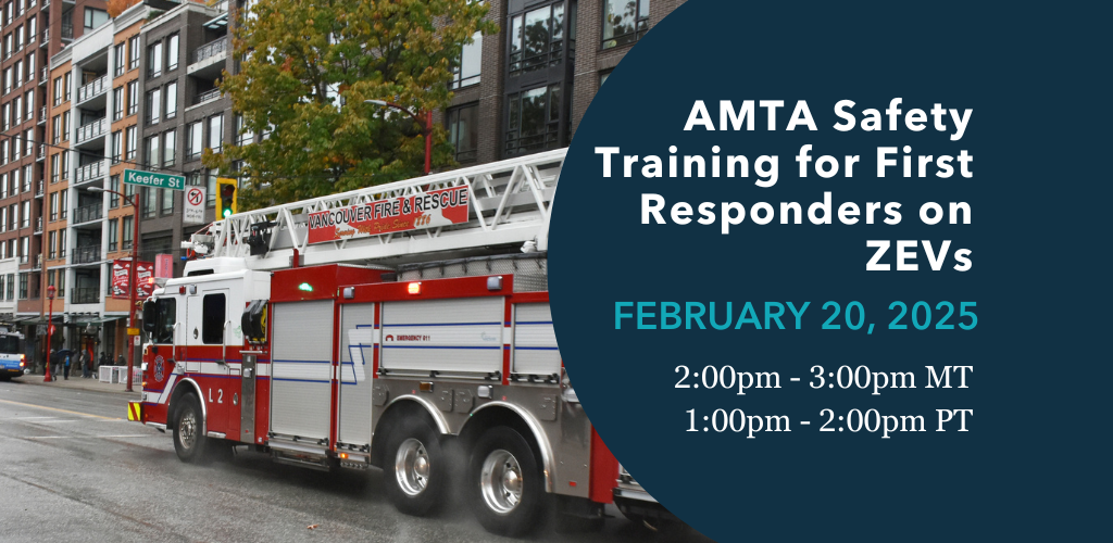 AMTA Safety Training for First Responders on ZEVs