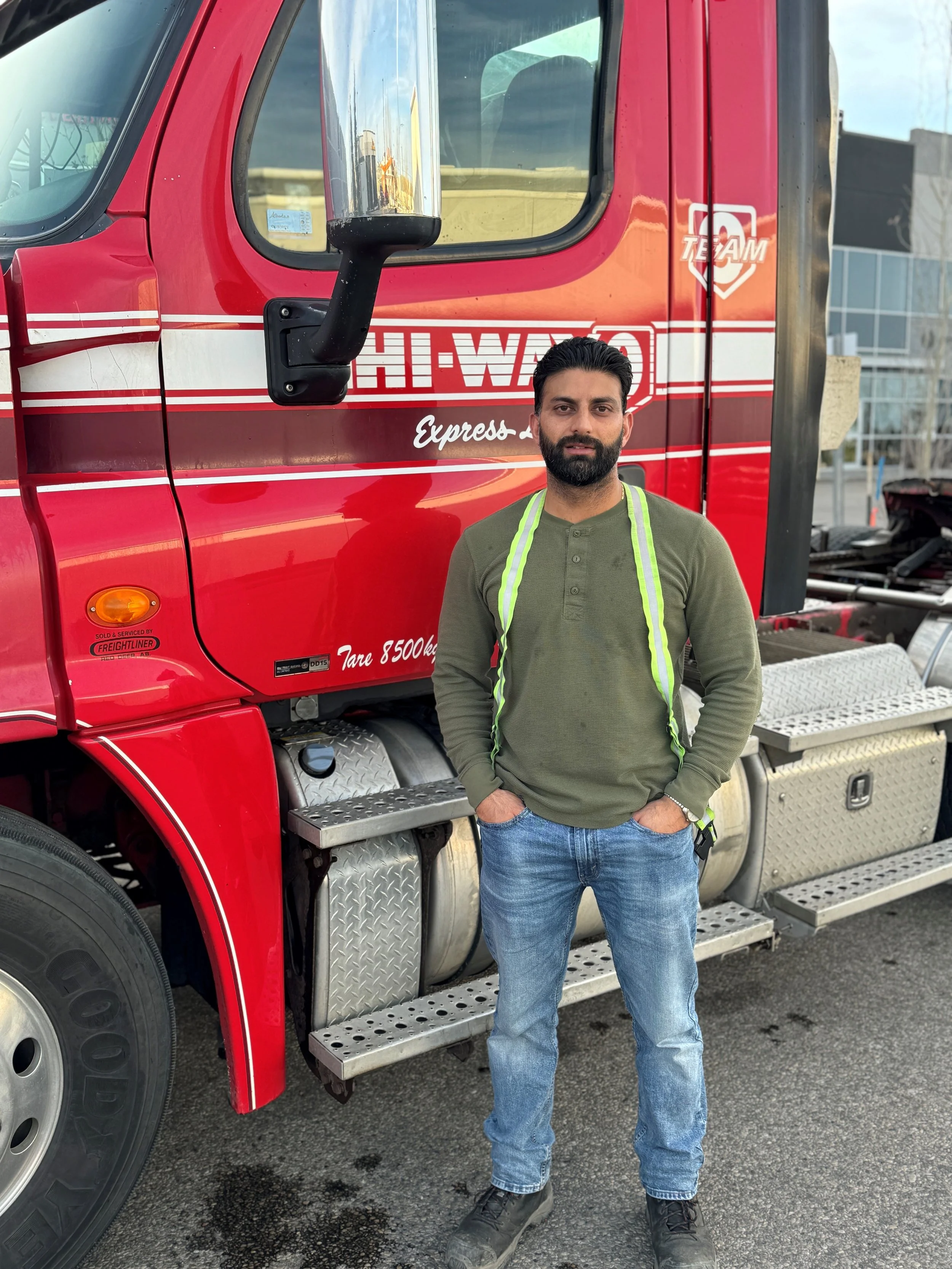 June 2024 Driver of the Month Amardeep Singh Shahi, HiWay 9 Group of Companies (Drumheller, AB