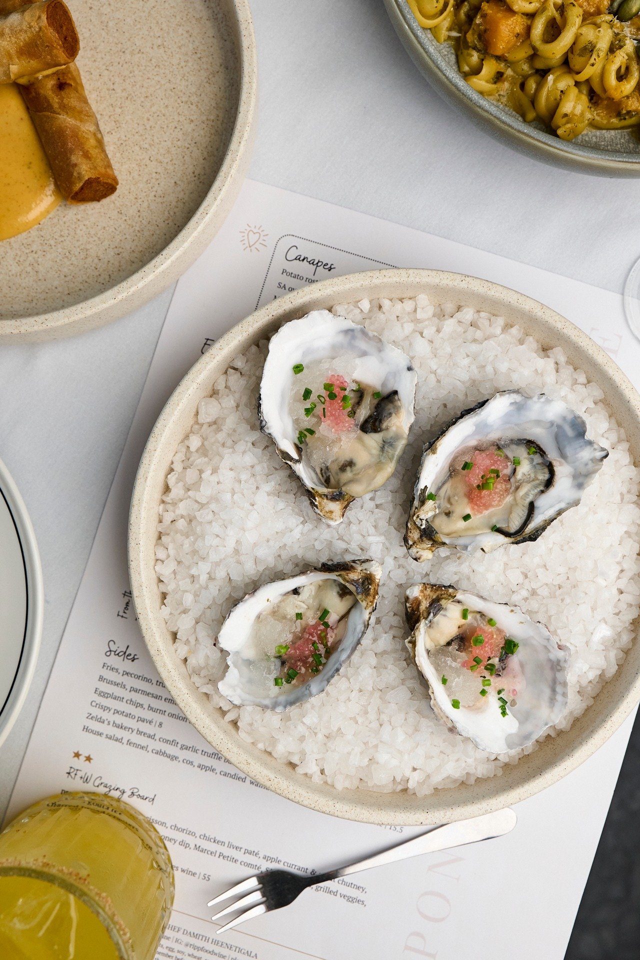 LUNCH IN RIPPONLEA EVERY FRIDAY &amp; SATURDAY

We are now open for Lunch every Friday &amp; Saturday from 12 - 3pm.
 
Start with Oysters with limoncello granita and why not add on free flowing
 French bubbles
 (2hrs - $35p/p)