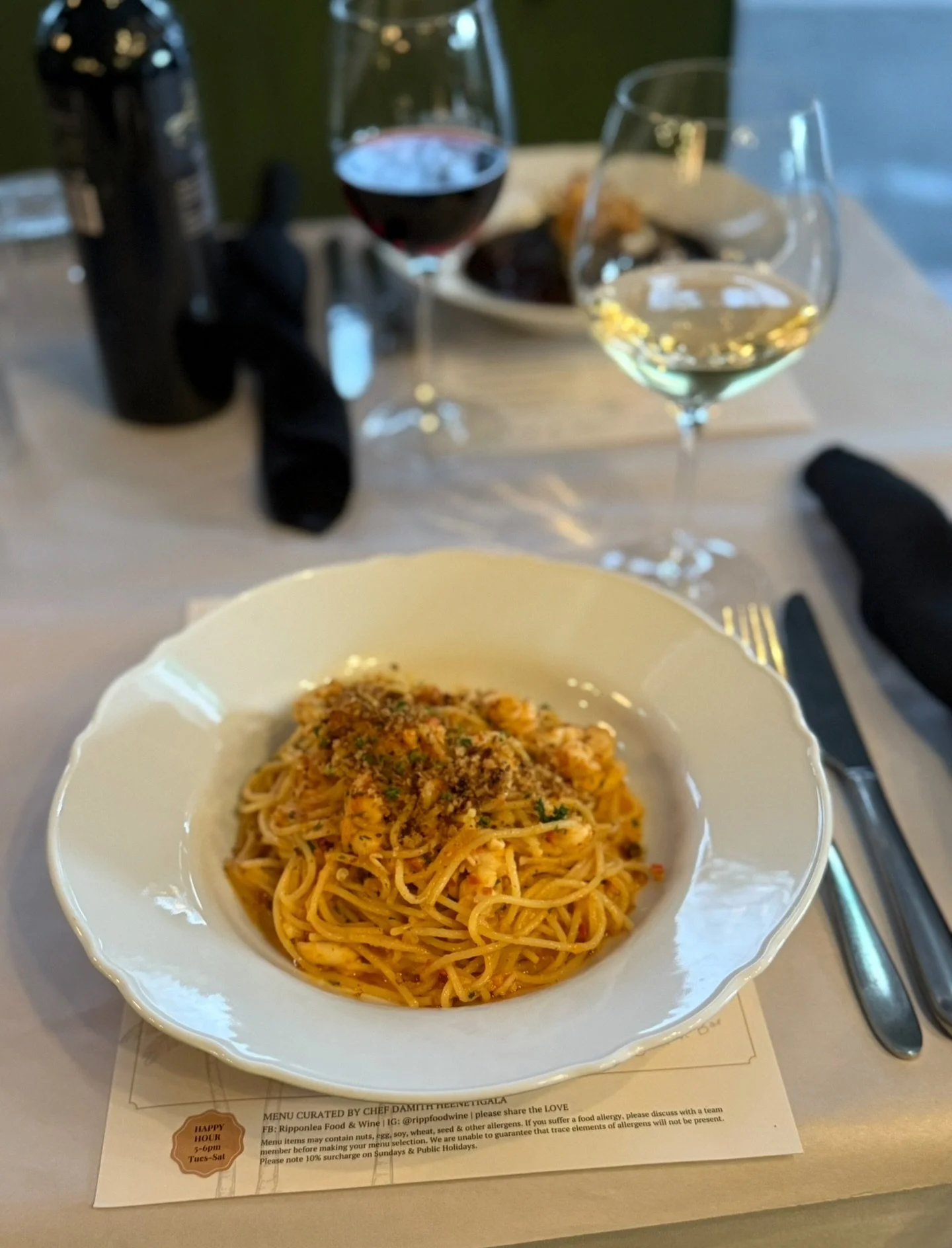 Lobster Spaghetti 🍝 
Iconic &bull; Legendary &bull; always worth it

And don&rsquo;t forget $40 on Wednesdays with a glass of vino (we recommend our French ros&eacute;) @nuitsfollesrose ✨