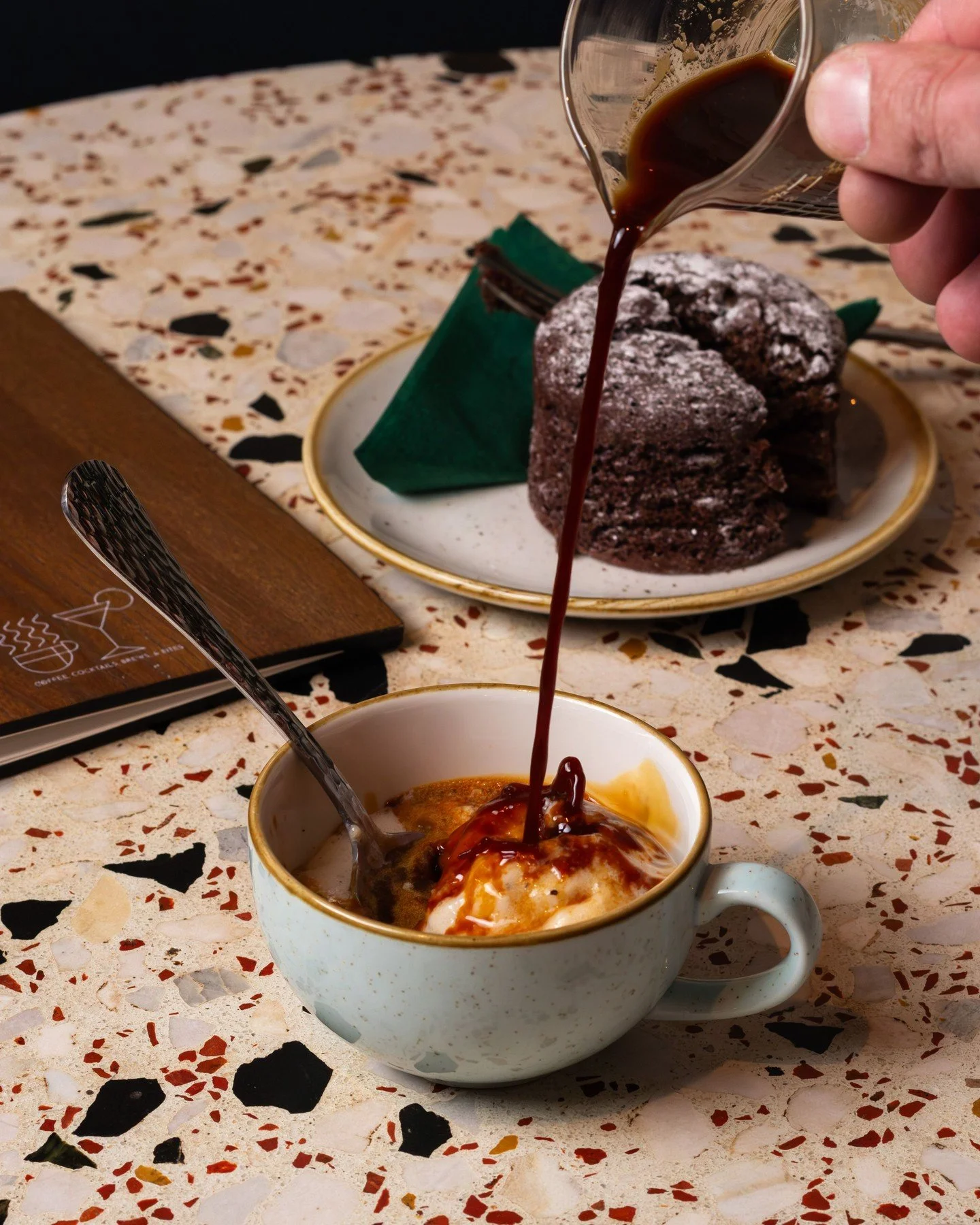 Is it a dessert? Is it a coffee? Yes. ☕🍨 Our affogato has been living on our menu and quietly becoming everyone's favorite thing. 

Tag the person you'd order two of these with. you know who they are. 👇🏼