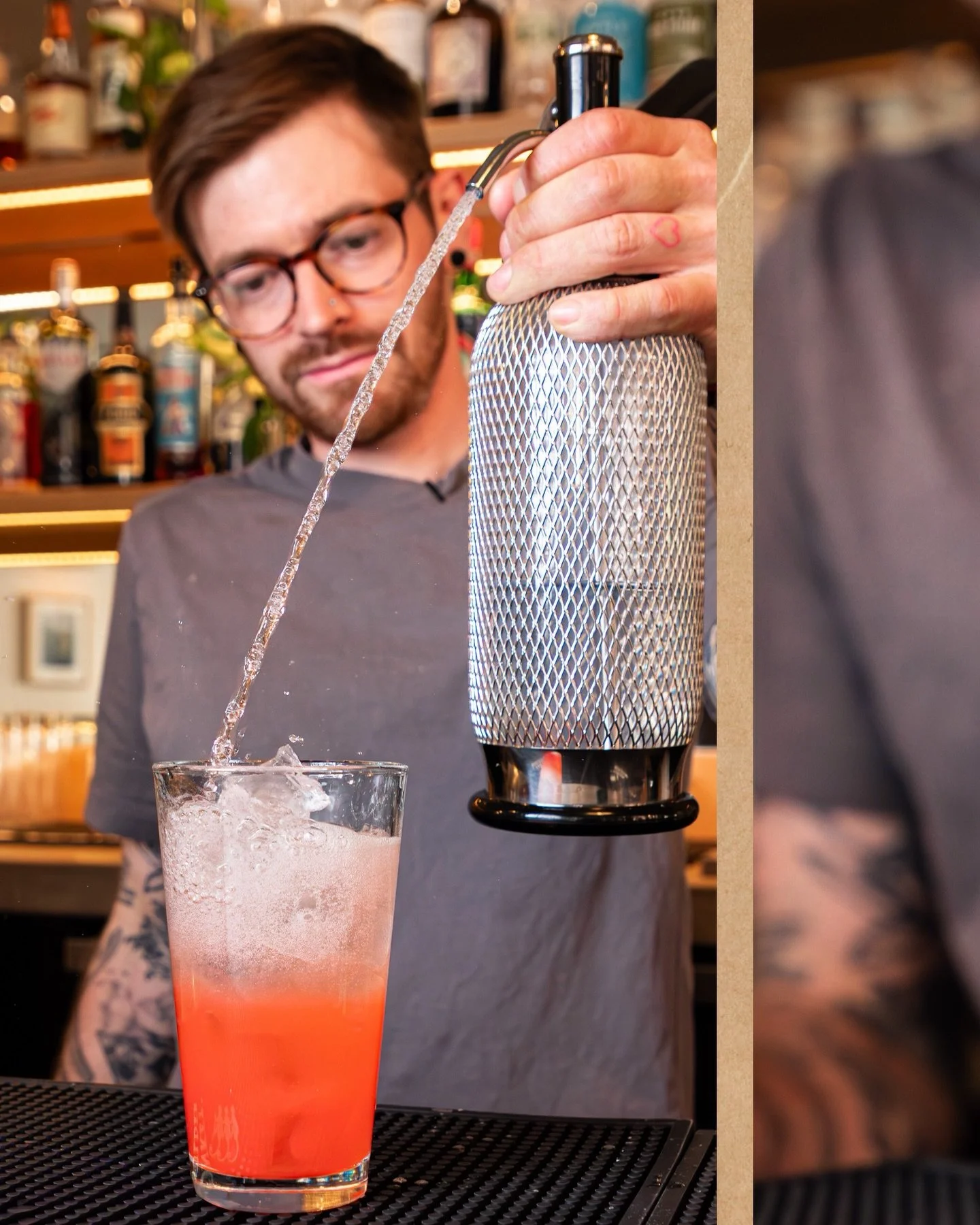 The table next to you just ordered three of these. Just saying.. 🍓

strawberry. basil. matcha. (sparkling) lemonade. ✨ Stop in before it&rsquo;s gone! Only at #TheWild

#denvercoffee #matchalatte
