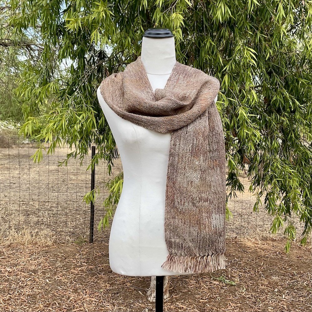 handwoven merino & alpaca scarf