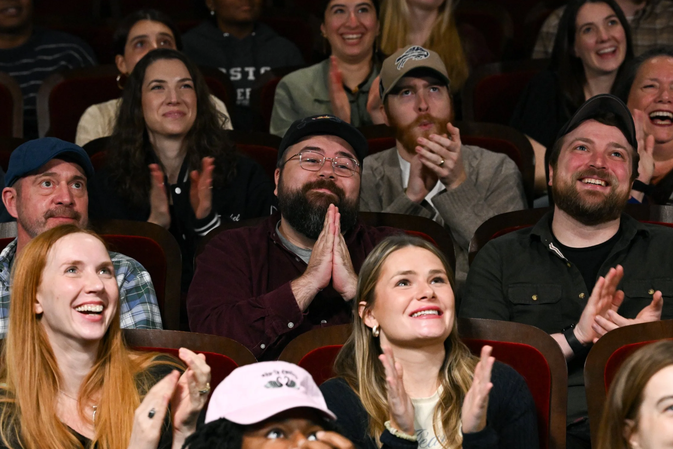 Shane sitting in the audience of the Ed Sullivan Theater
