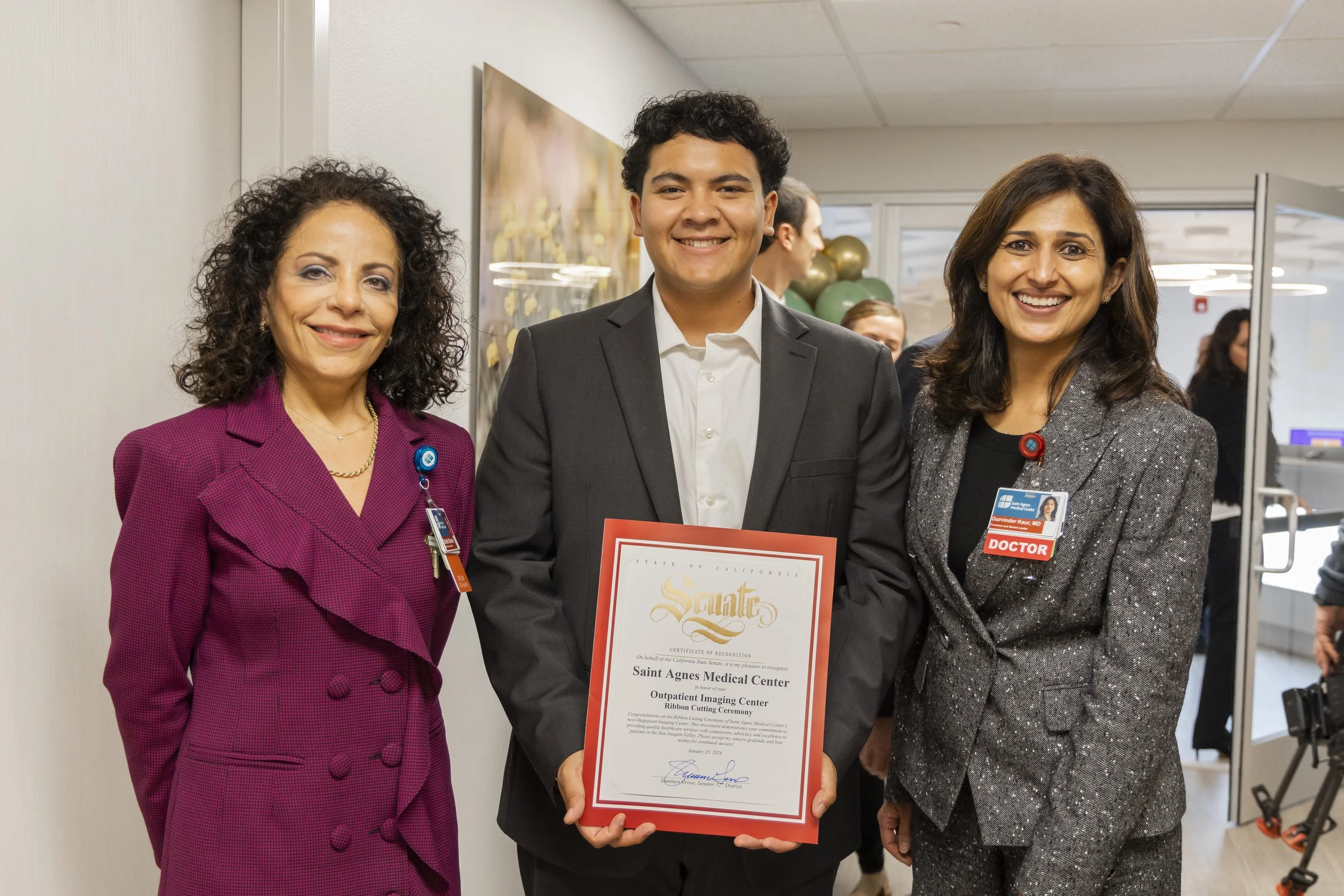 SAINT AGNES OUTPATIENT IMAGING AND BREAST CENTER BLESSING &amp; RIBBON CUTTING