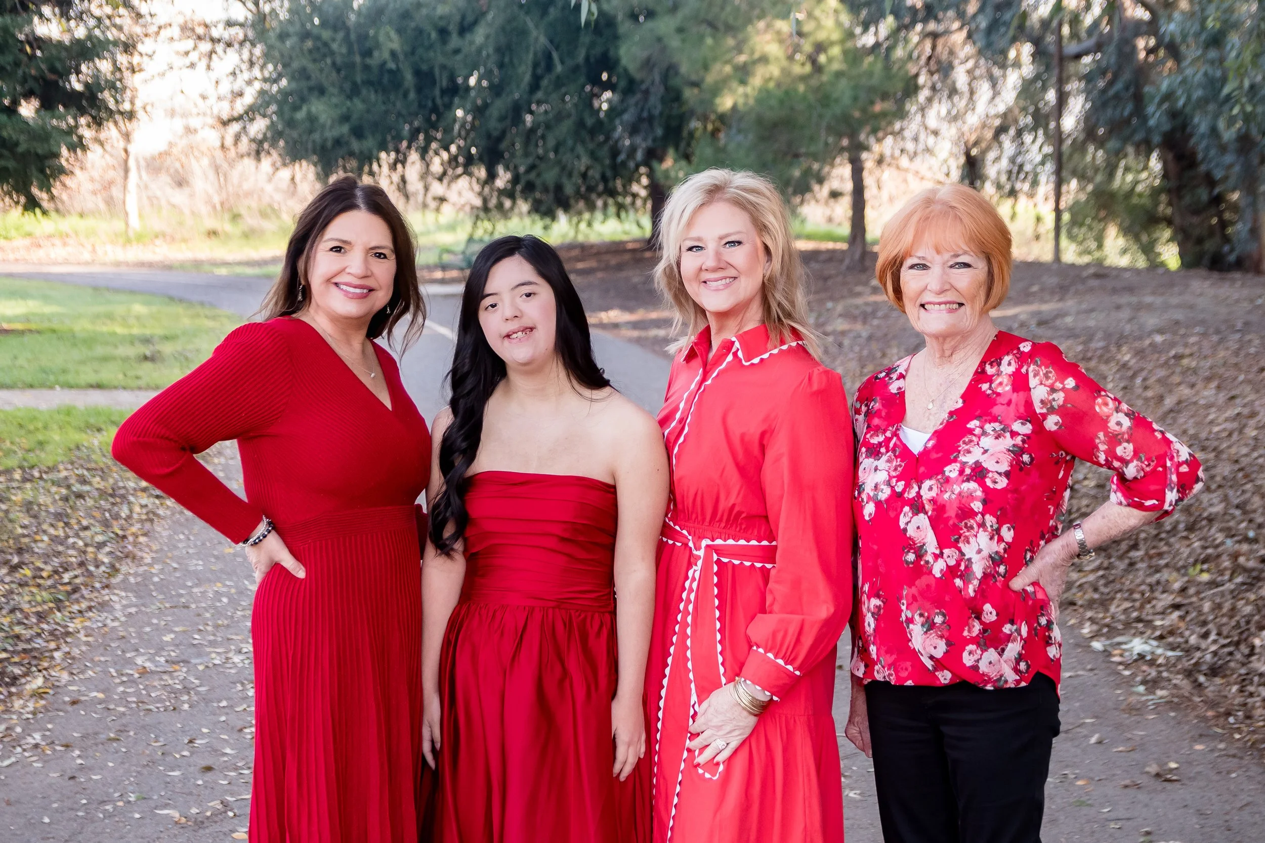 STANDING STRONG IN RED