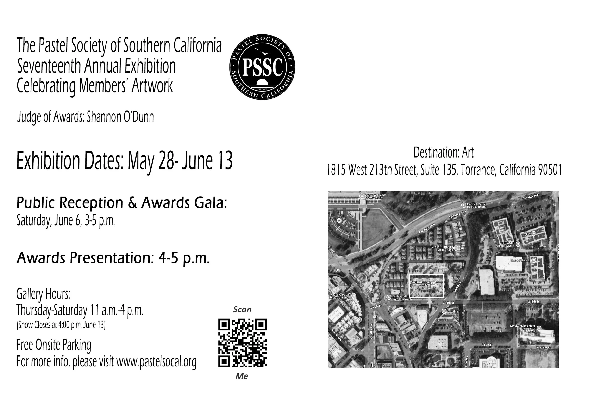 Postcard describing Members' Show