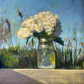 GOLD 1st Place: Hydrangeas Center Stage by Dori Dewberry