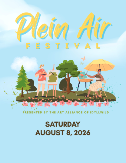 Poster advertising Idyllwild Plein Air Festival