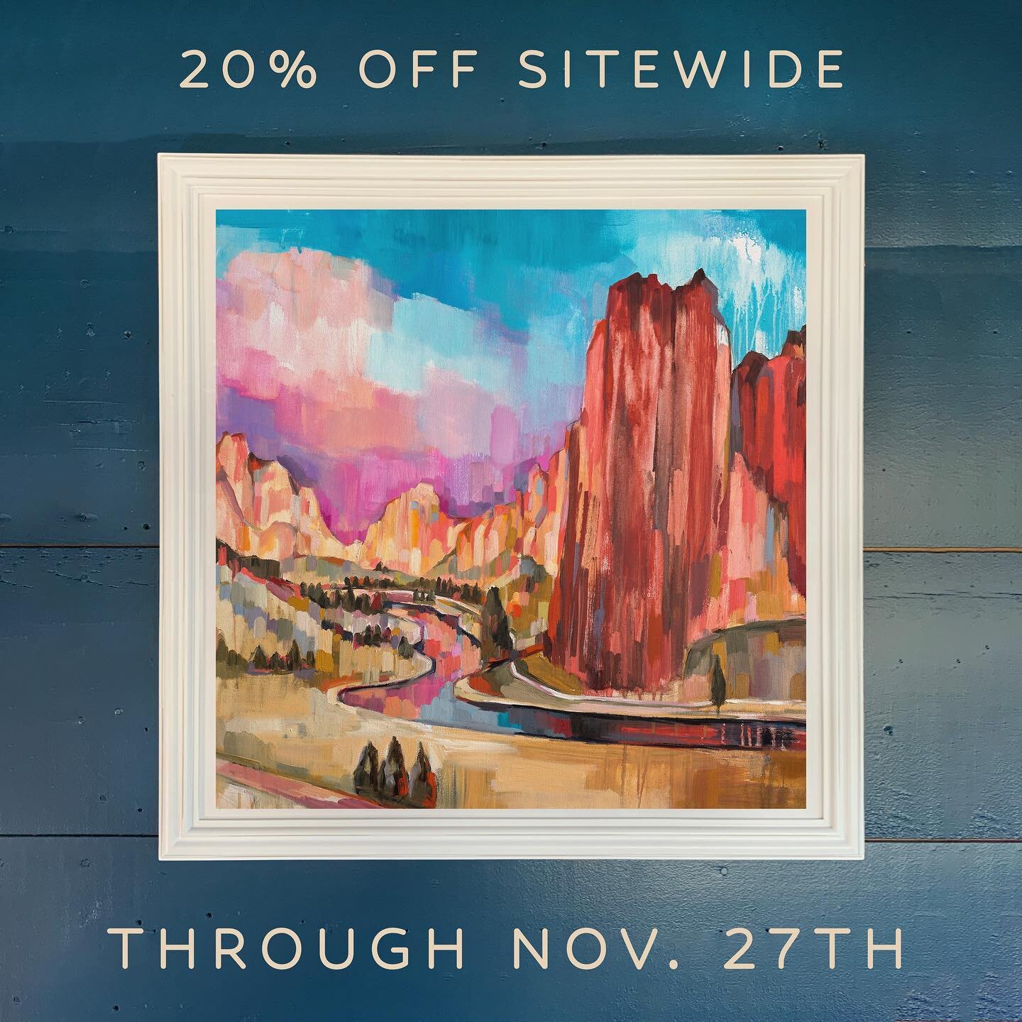 My 20% off site-wide sale continues through Nov. 27th!   And I&rsquo;ve just added an exciting new product to my site - 24 inch framed prints made with solid hardwood. These high quality frames ship to you ready to hang! 
sheiladunnart.etsy.com